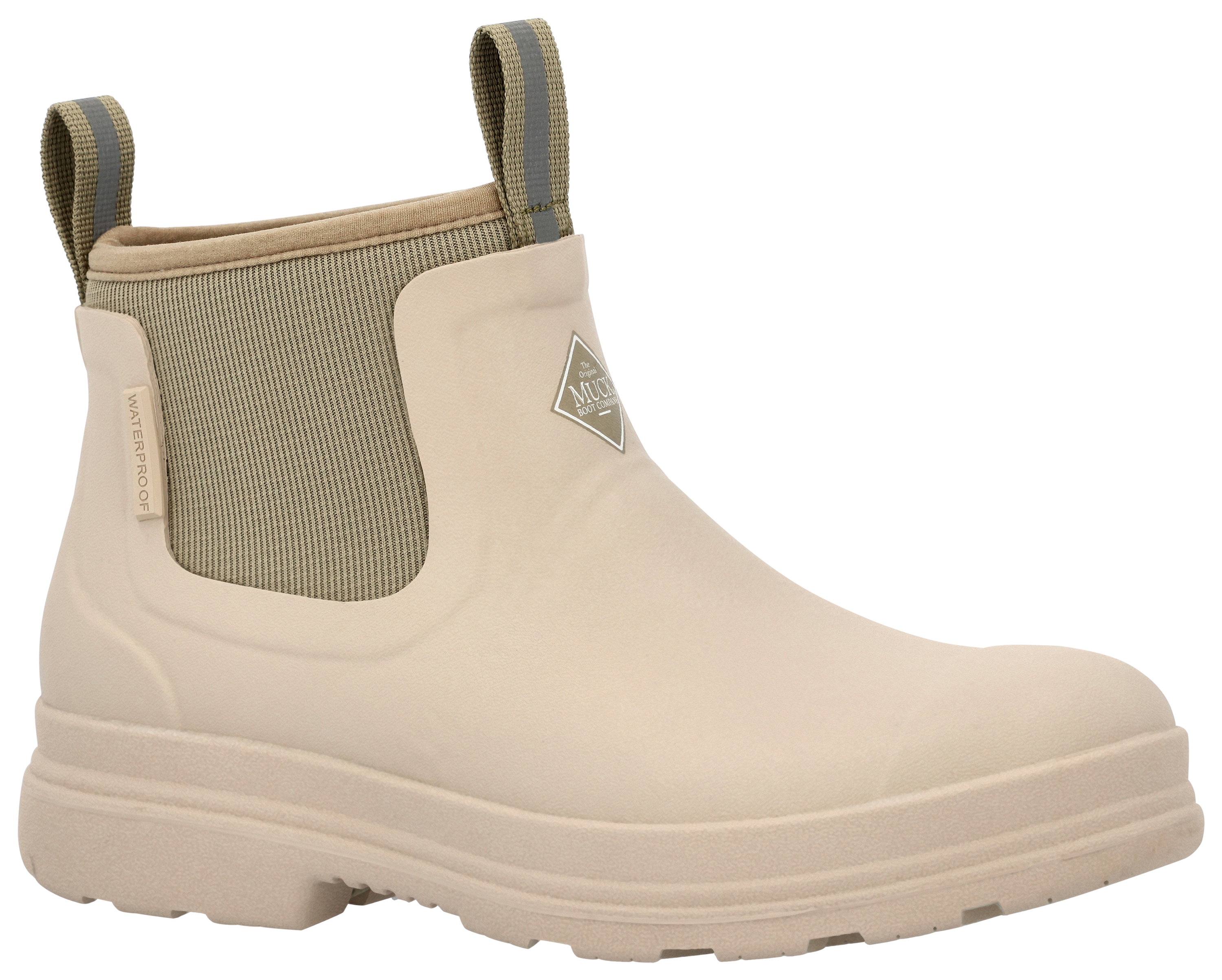 Image of The Original Muck Boot Company Rainscape Chelsea Rubber Boots for Women - Cement/Chinchilla