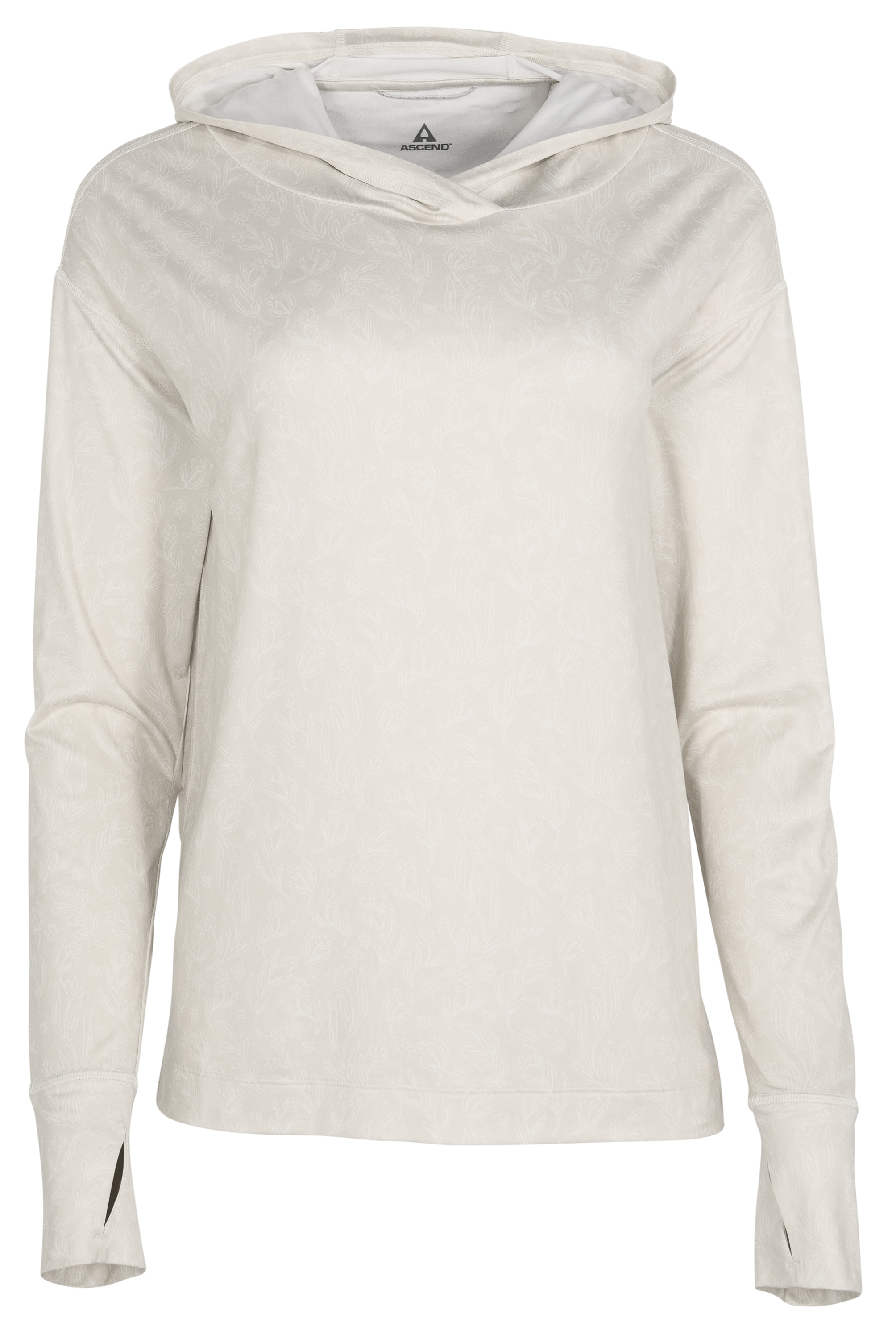 Image of Ascend Evolve Performance Hoodie - Bone White Wildflower