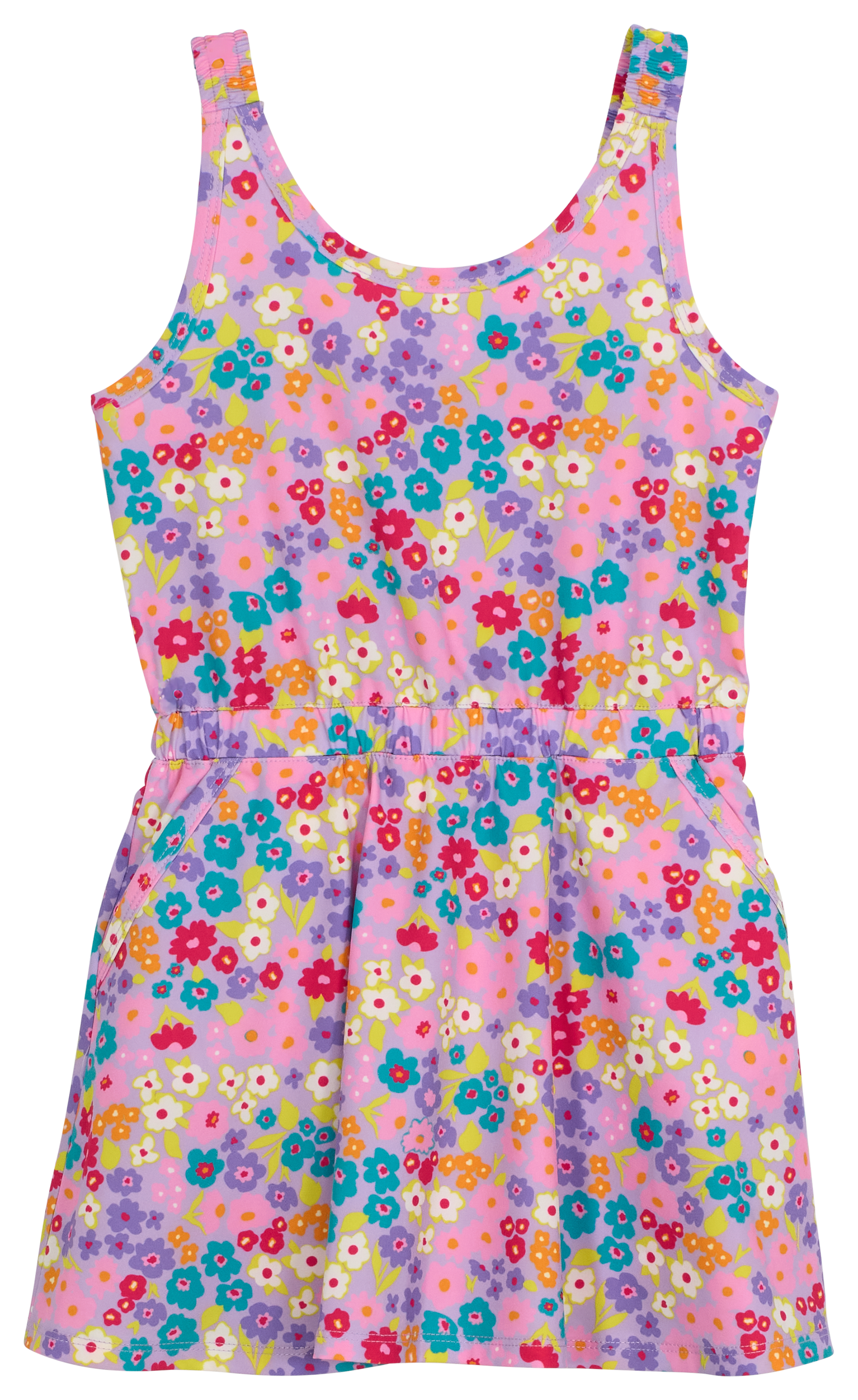 Image of Bass Pro Shops Performance Dress for Toddlers - Purple Floral
