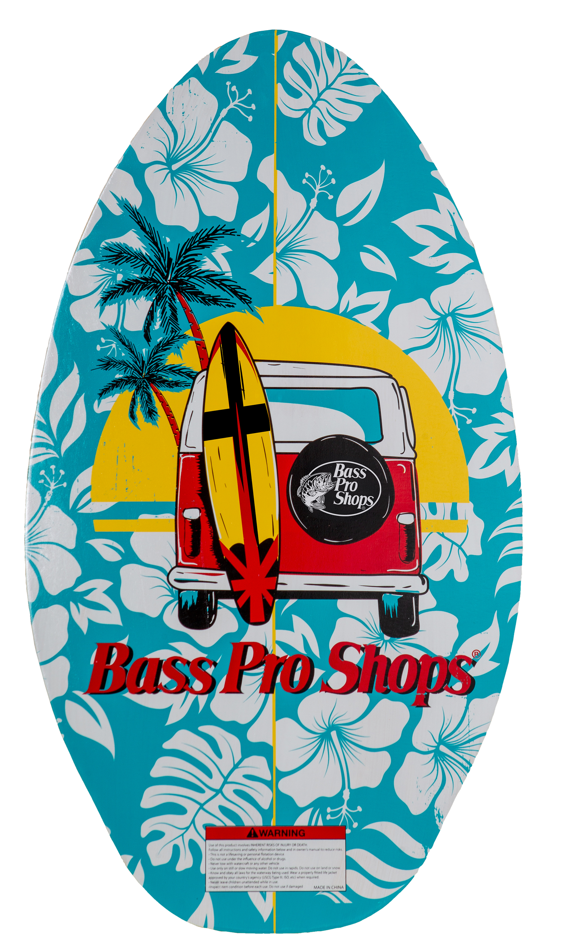 BASS PRO SHOPS Floral Skim Board