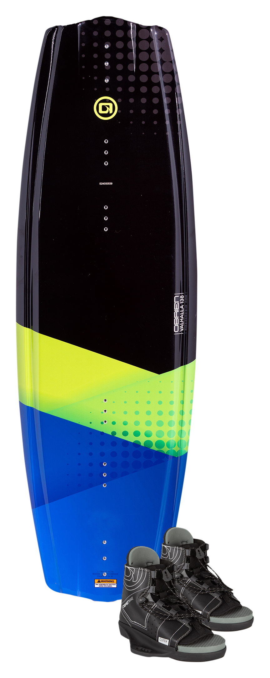 Image of O'Brien Valhalla 143 Wakeboard with Clutch Bindings