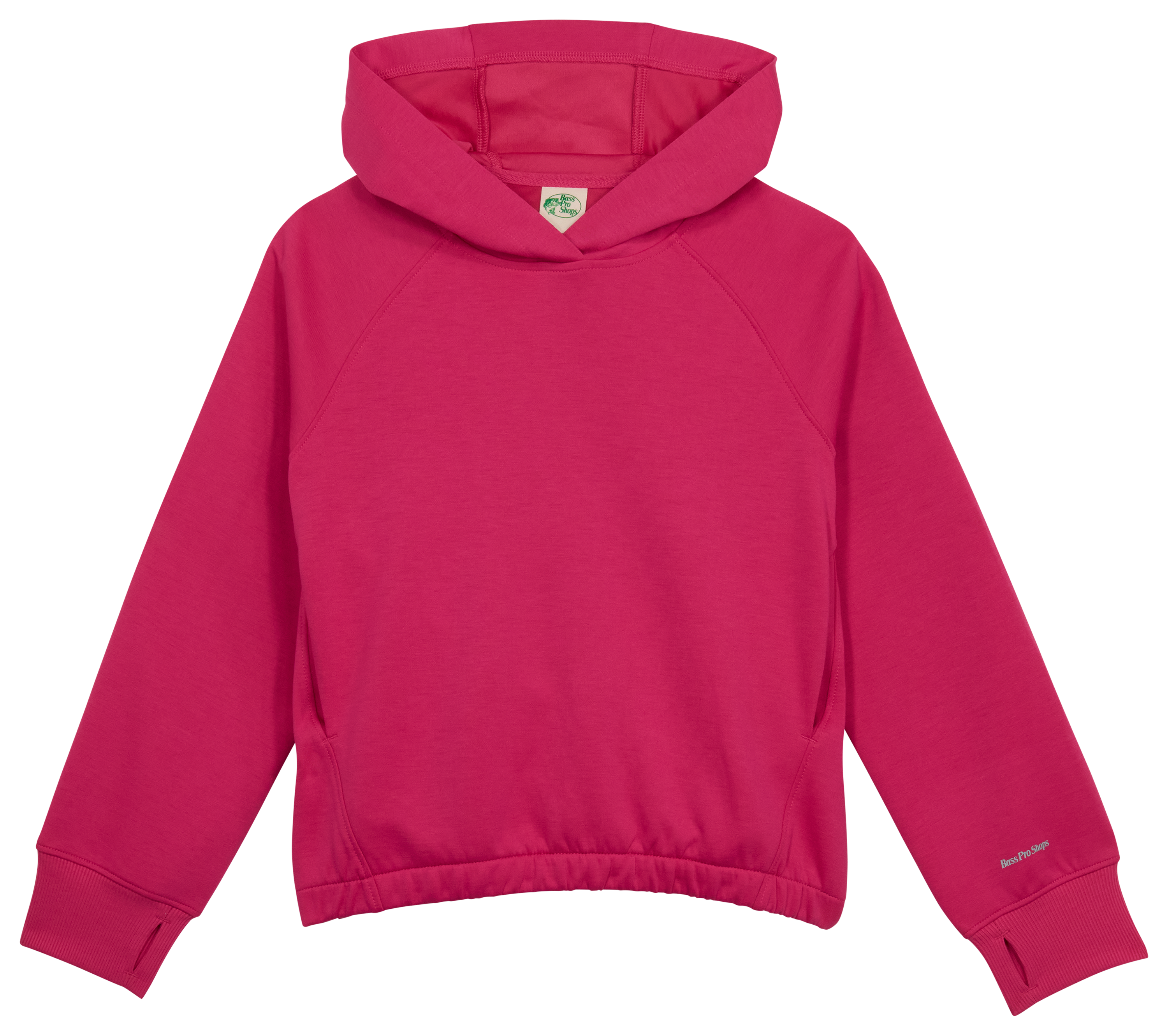 Image of Bass Pro Shops Performance Hoodie for Kids - Fuchsia Rose