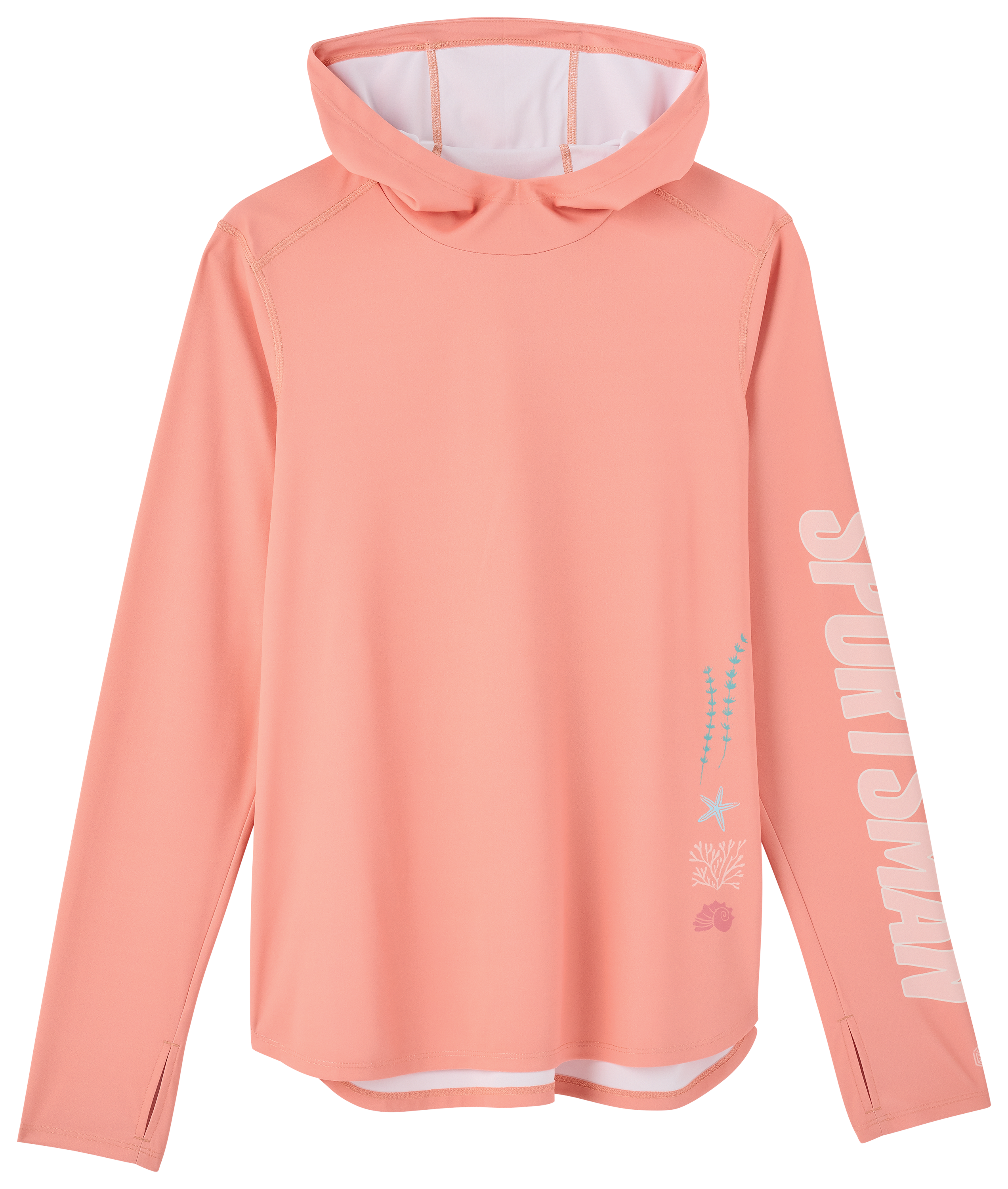 Image of World Wide Sportsman 3D Cool Angler Hoodie - Taste of Peach