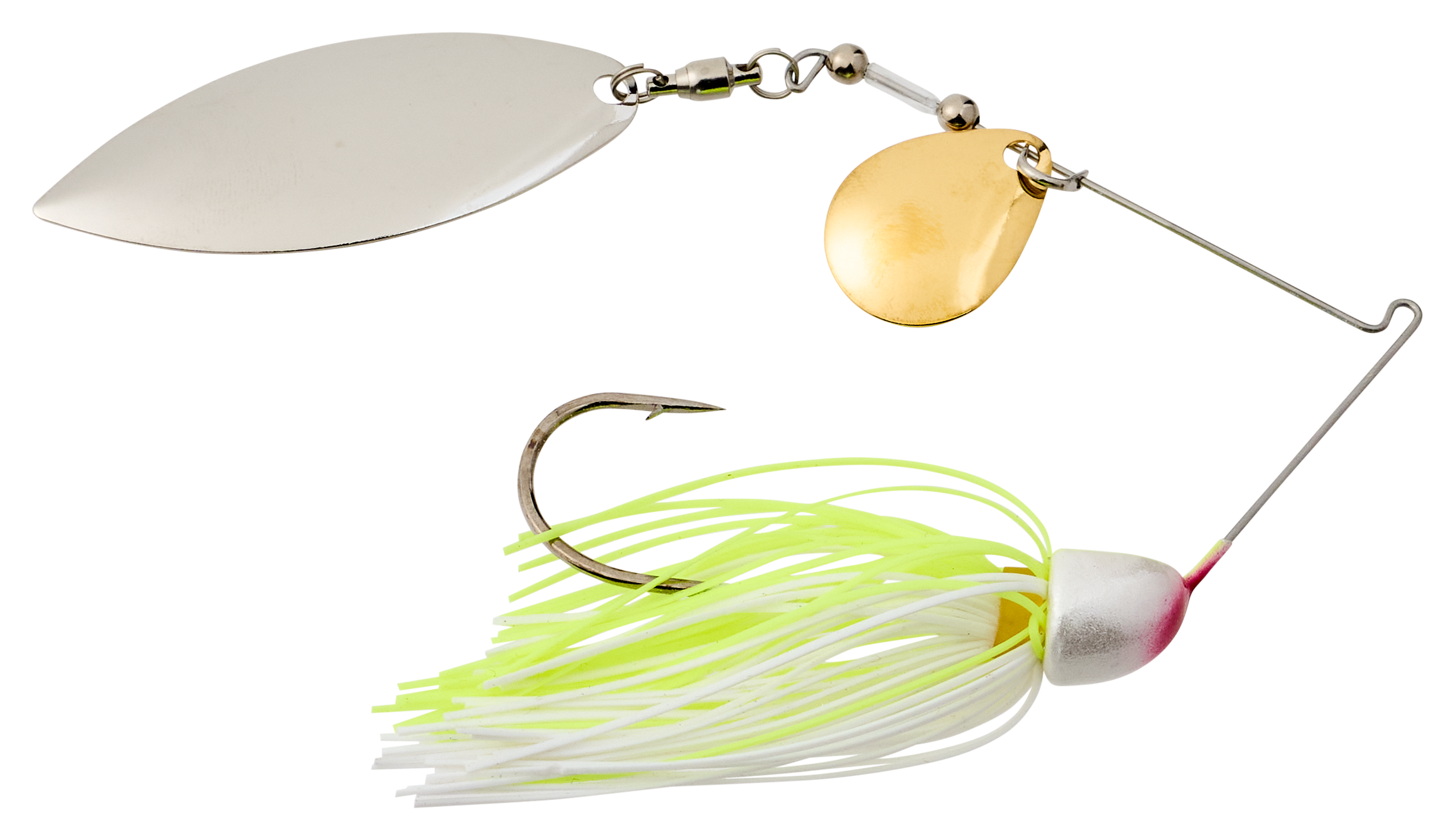 Image of Strike King KVD Compact Spinnerbait - Chartreuse White - 1/2 oz.