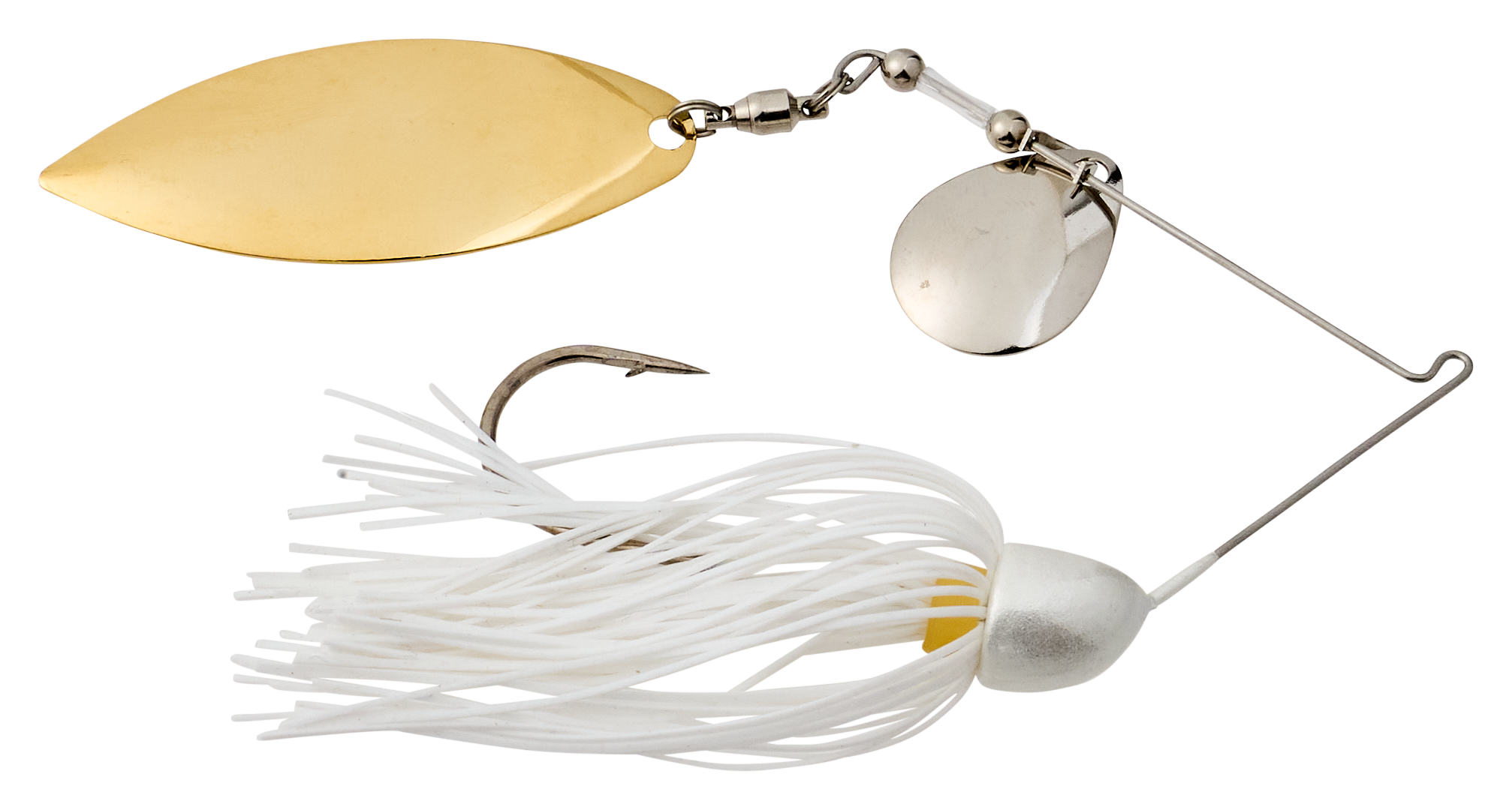 Image of Strike King KVD Compact Spinnerbait - White - 1/2 oz.