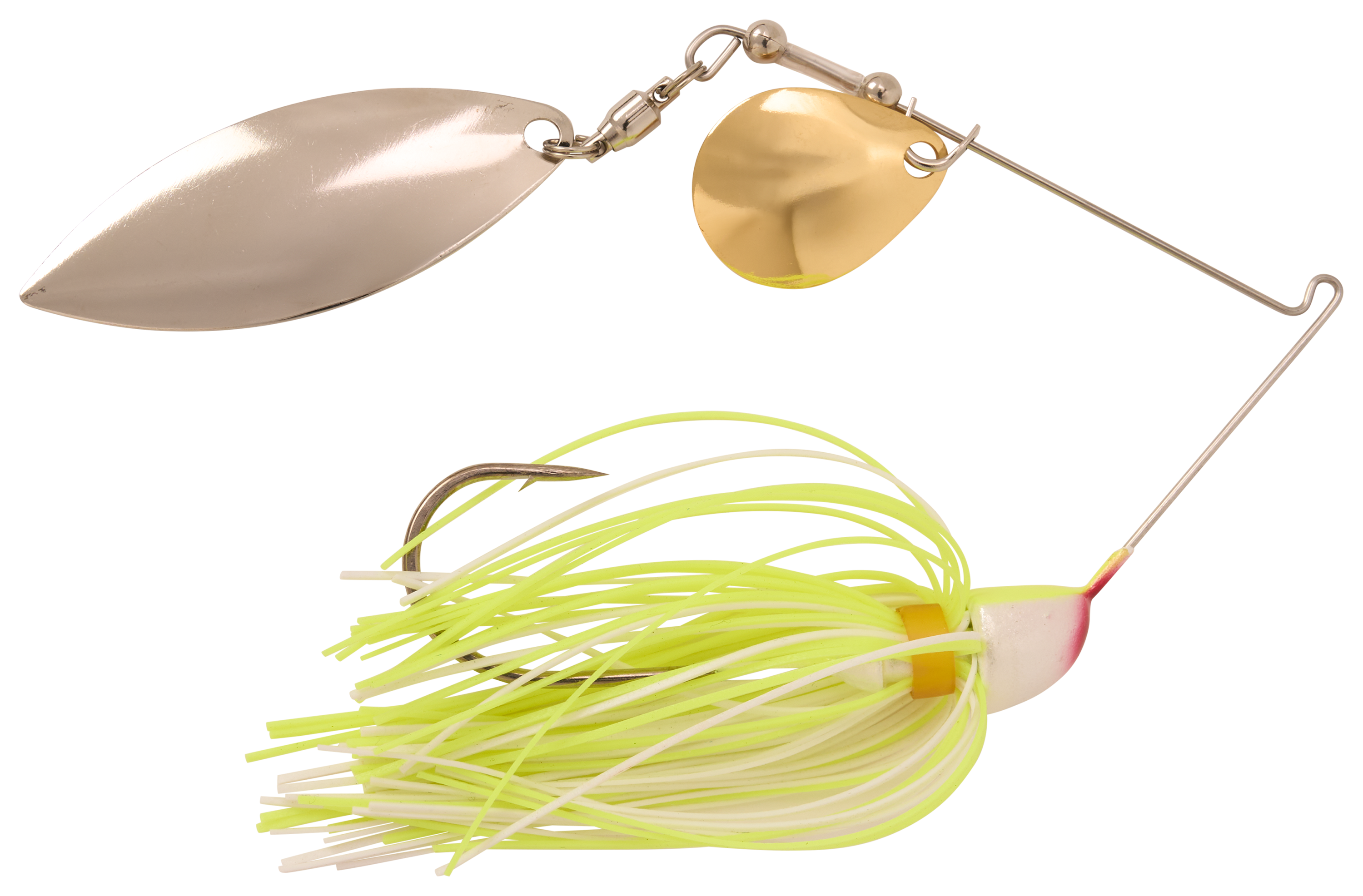 Image of Strike King KVD Compact Spinnerbait - Chartreuse White - 3/8 oz.