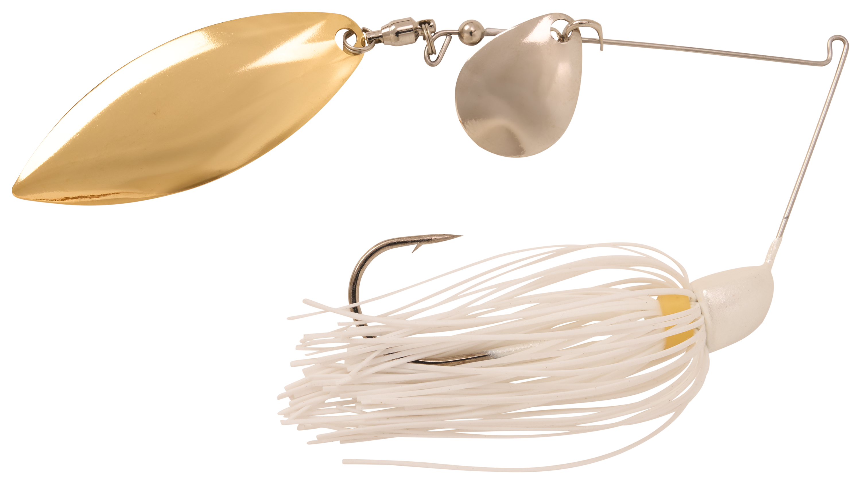 Image of Strike King KVD Compact Spinnerbait - White - 3/8 oz.