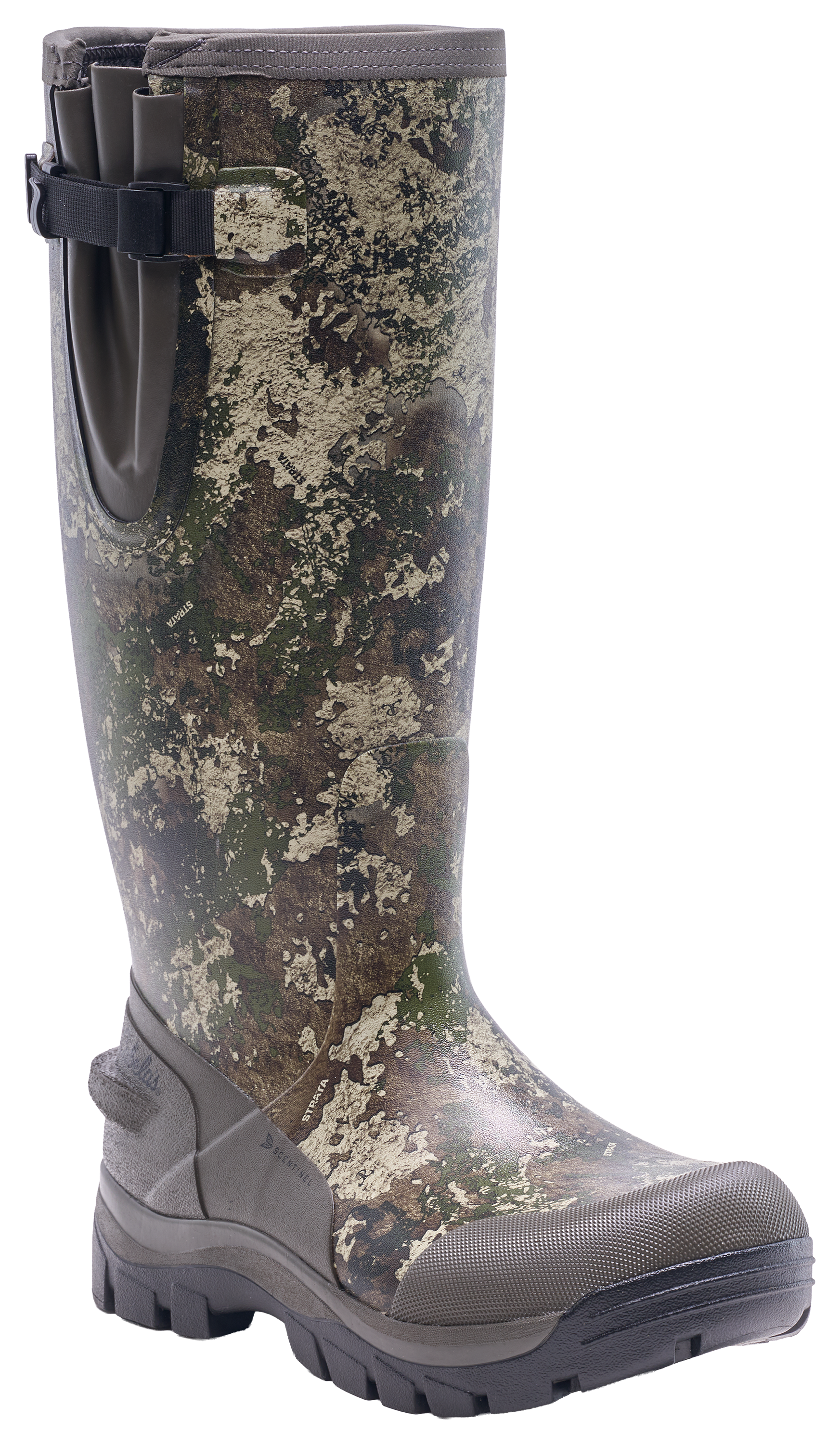 Image of Cabela's SCENTINEL Rubber Boots for Men - TrueTimber Strata - 9M