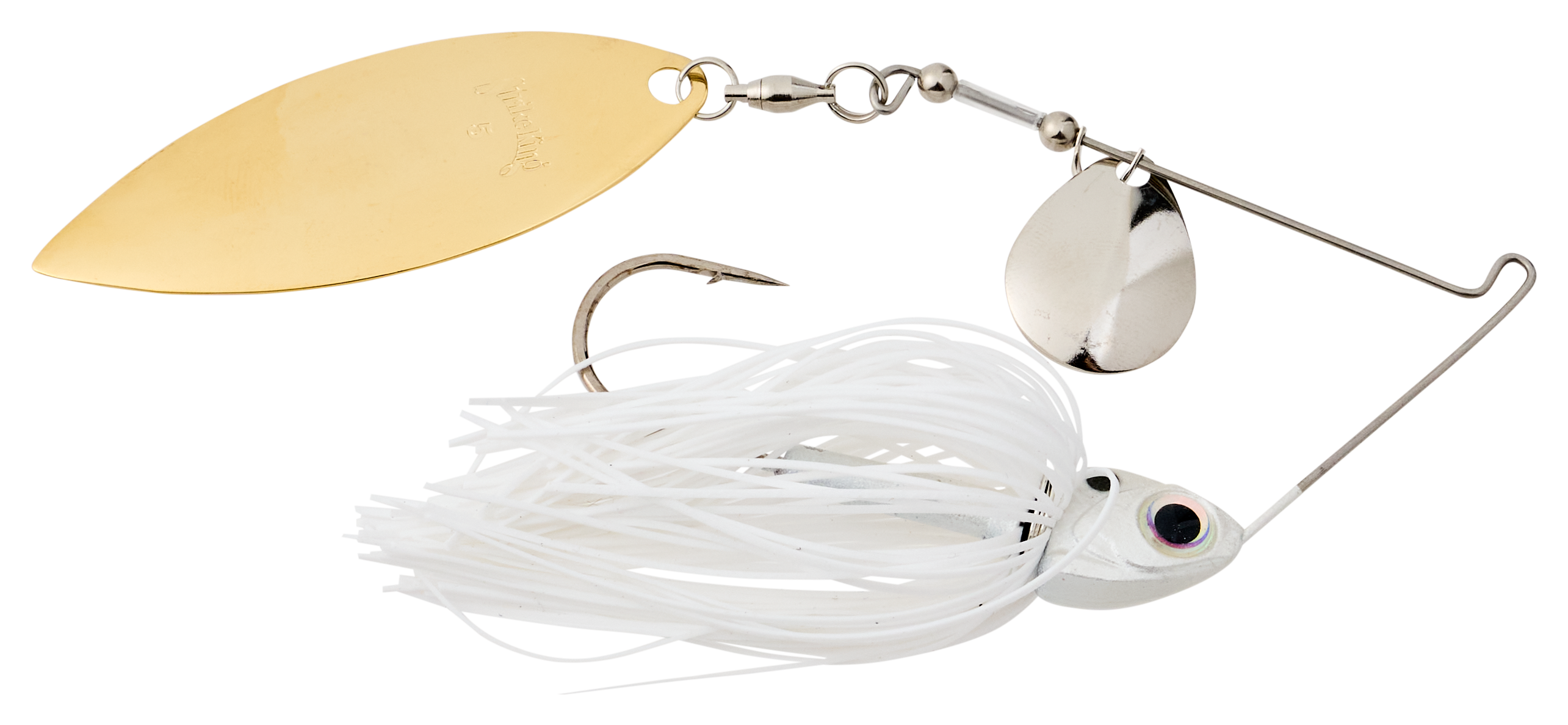 Image of Strike King KVD Elite Single-Willow Spinnerbait - White - 1/2 oz.