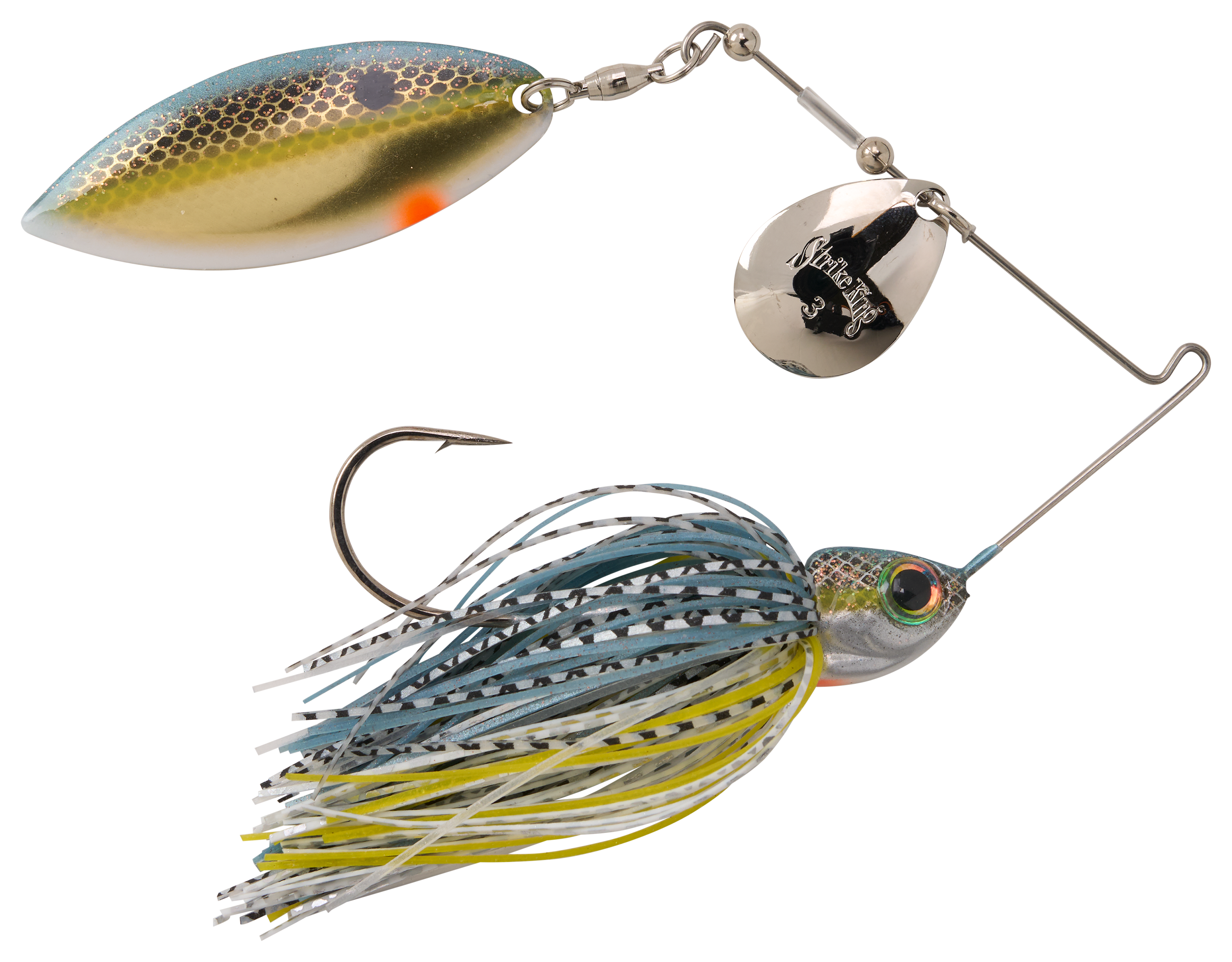 Image of Strike King KVD Elite Single-Willow Spinnerbait - Chrome Sexy Shad - 1/2 oz.