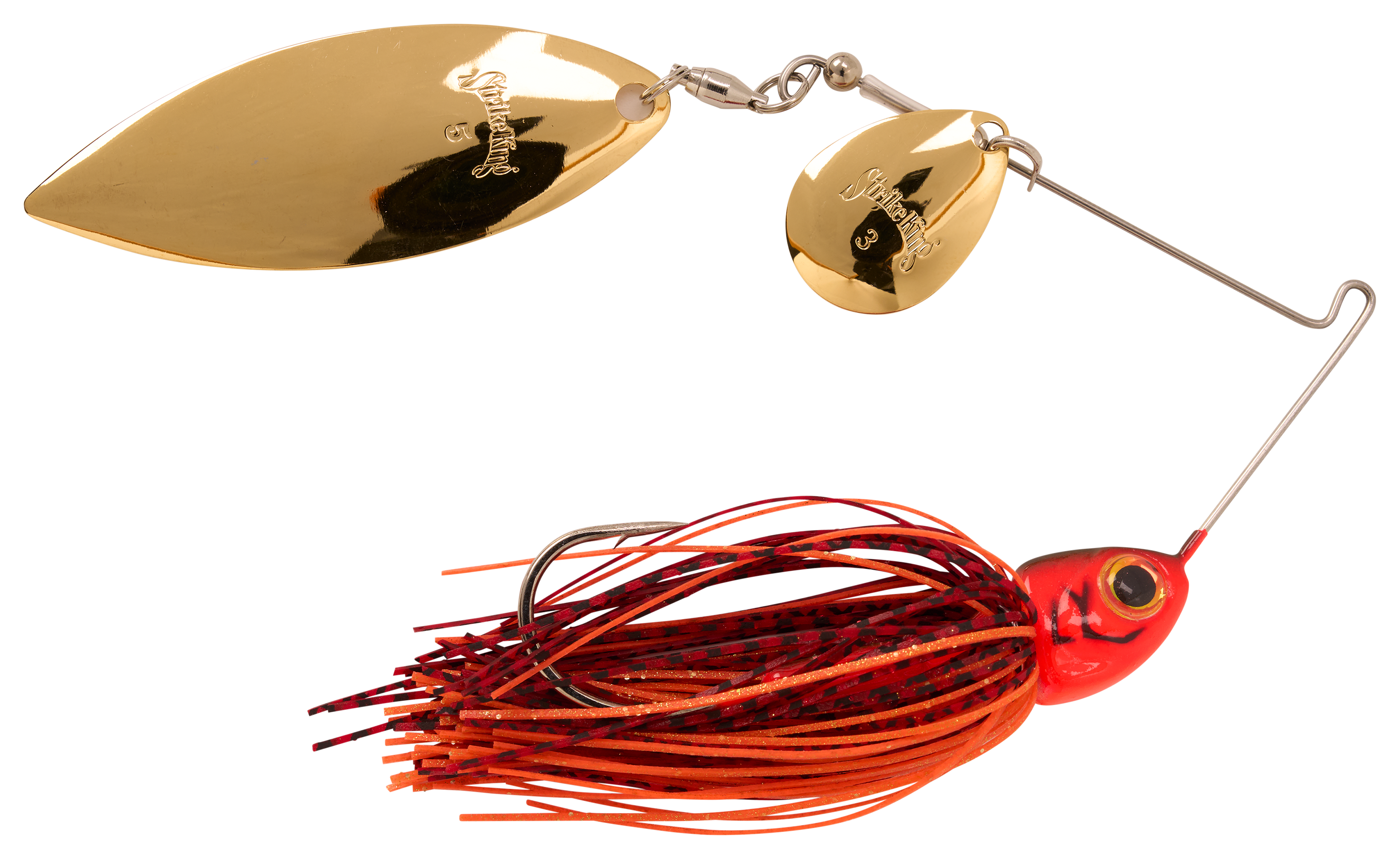 Image of Strike King KVD Elite Single-Willow Spinnerbait - Fire Craw - 1/2 oz.