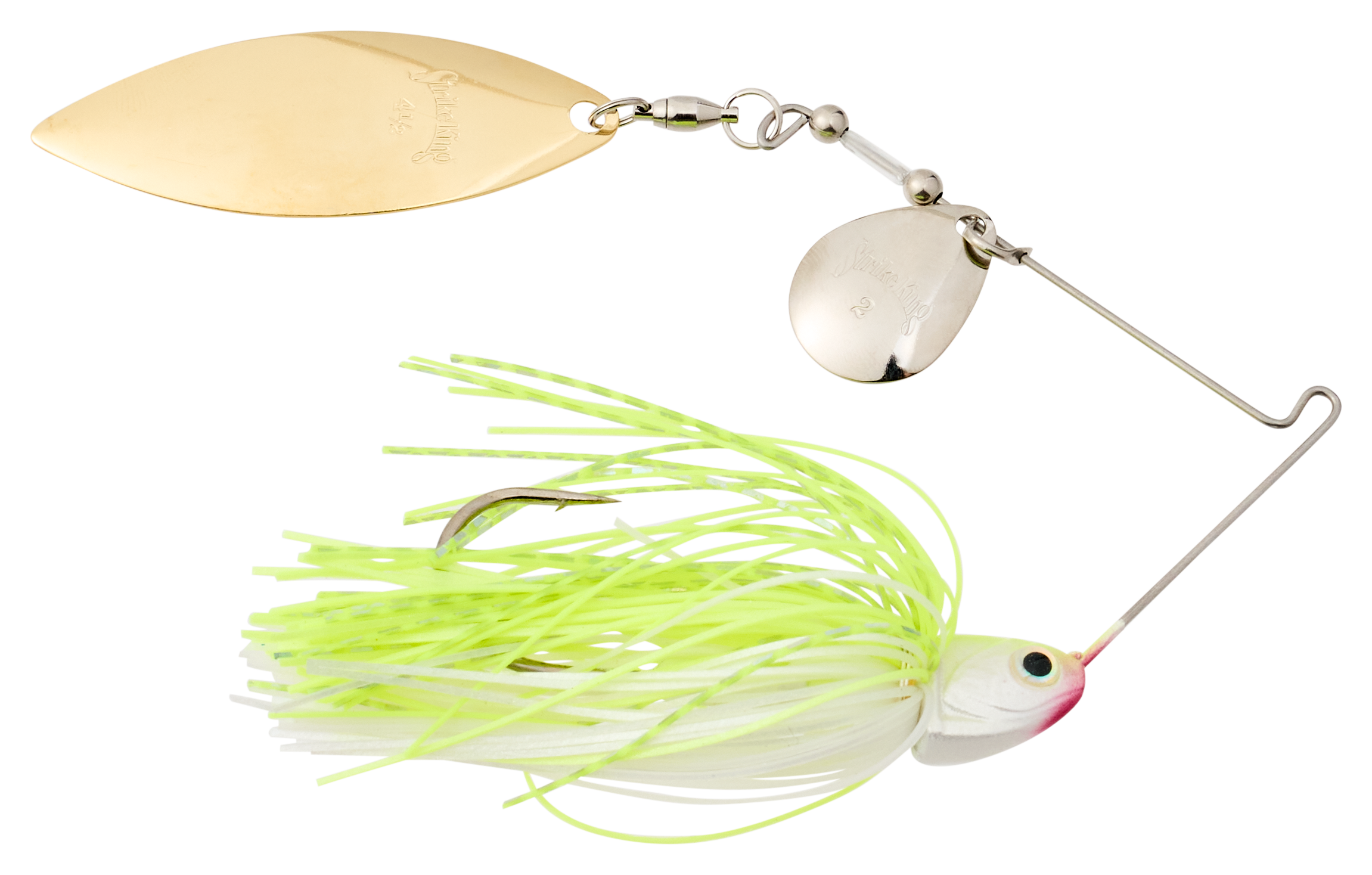 Image of Strike King KVD Elite Single-Willow Spinnerbait - Chartreuse White - 3/8 oz.