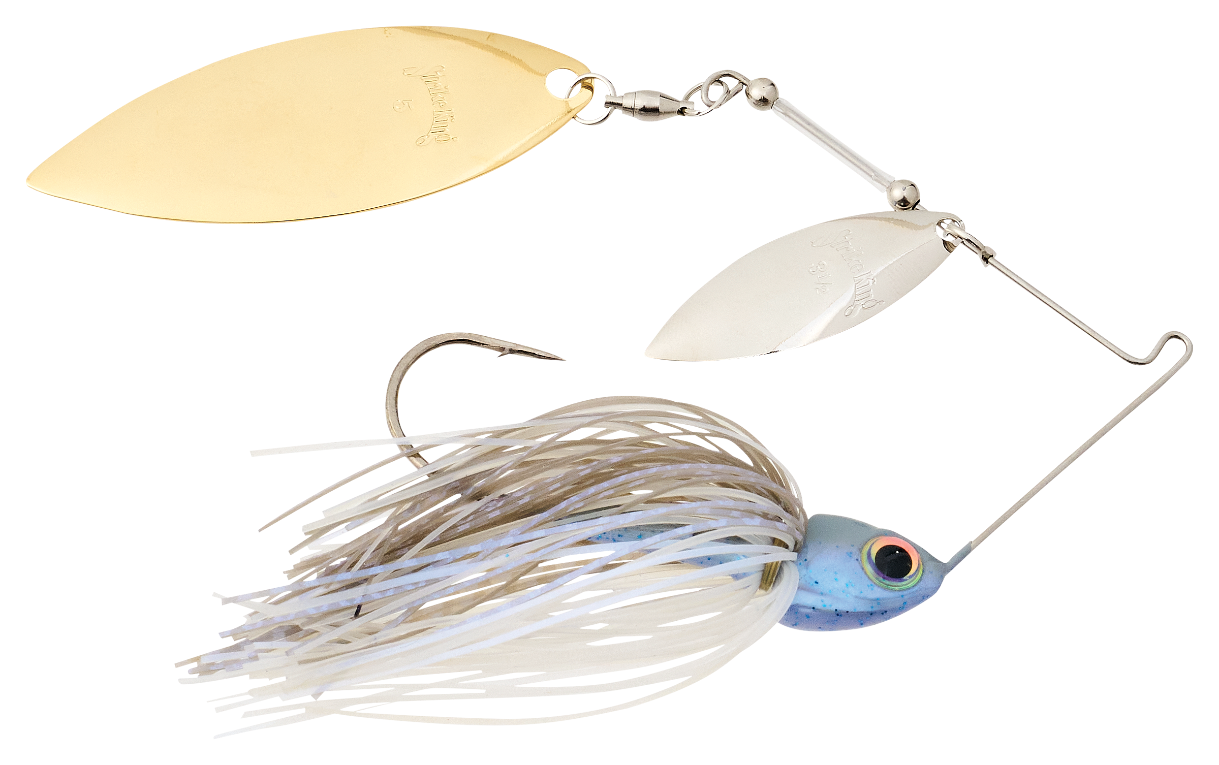 Image of Strike King KVD Elite Double-Willow Spinnerbait - Glimmer Blue - 1/2 oz.