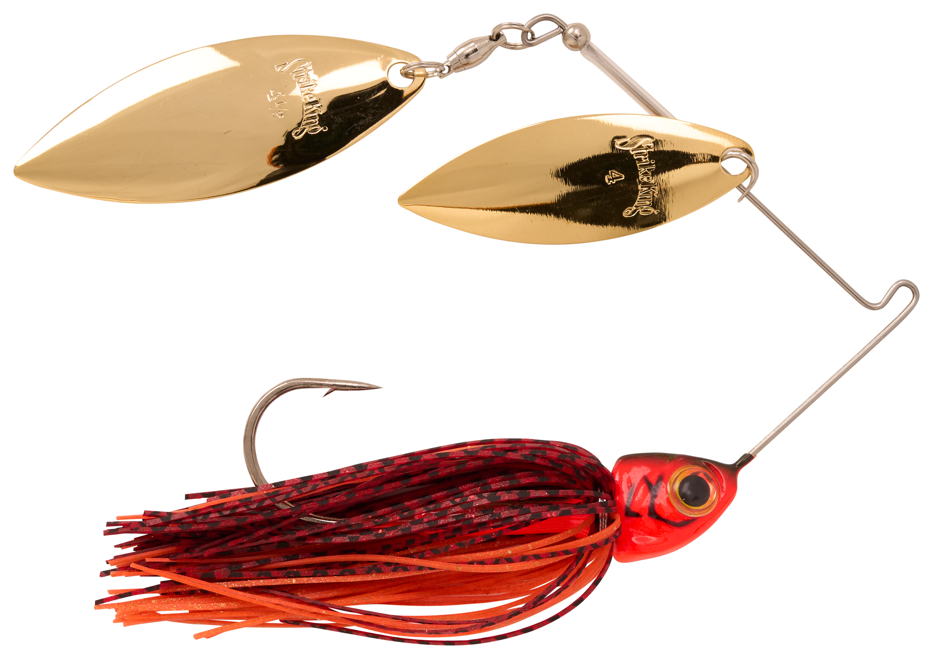 Image of Strike King KVD Elite Double-Willow Spinnerbait - Fire Craw - 1/2 oz.