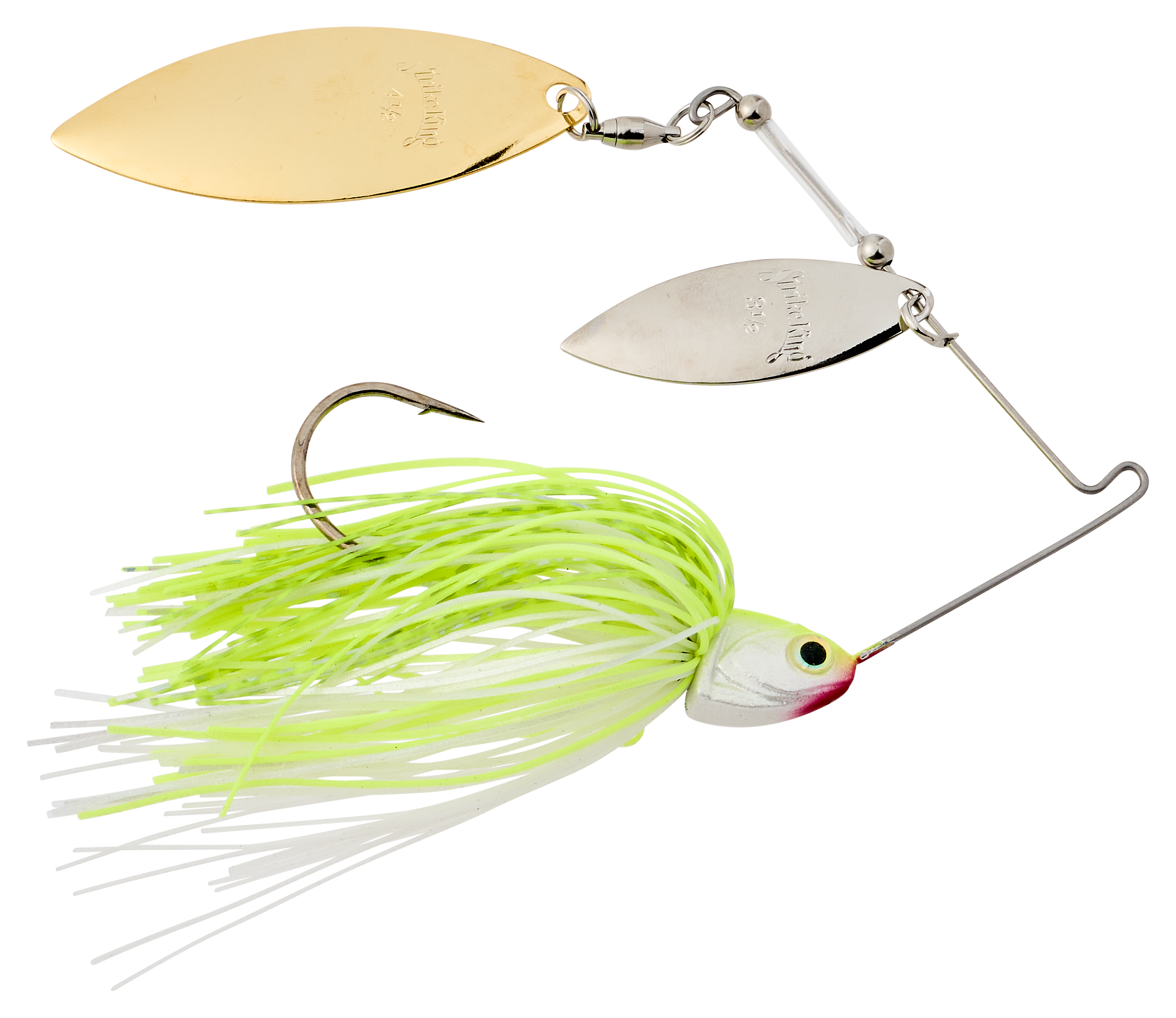 Image of Strike King KVD Elite Double-Willow Spinnerbait - Chartreuse White - 3/8 oz.