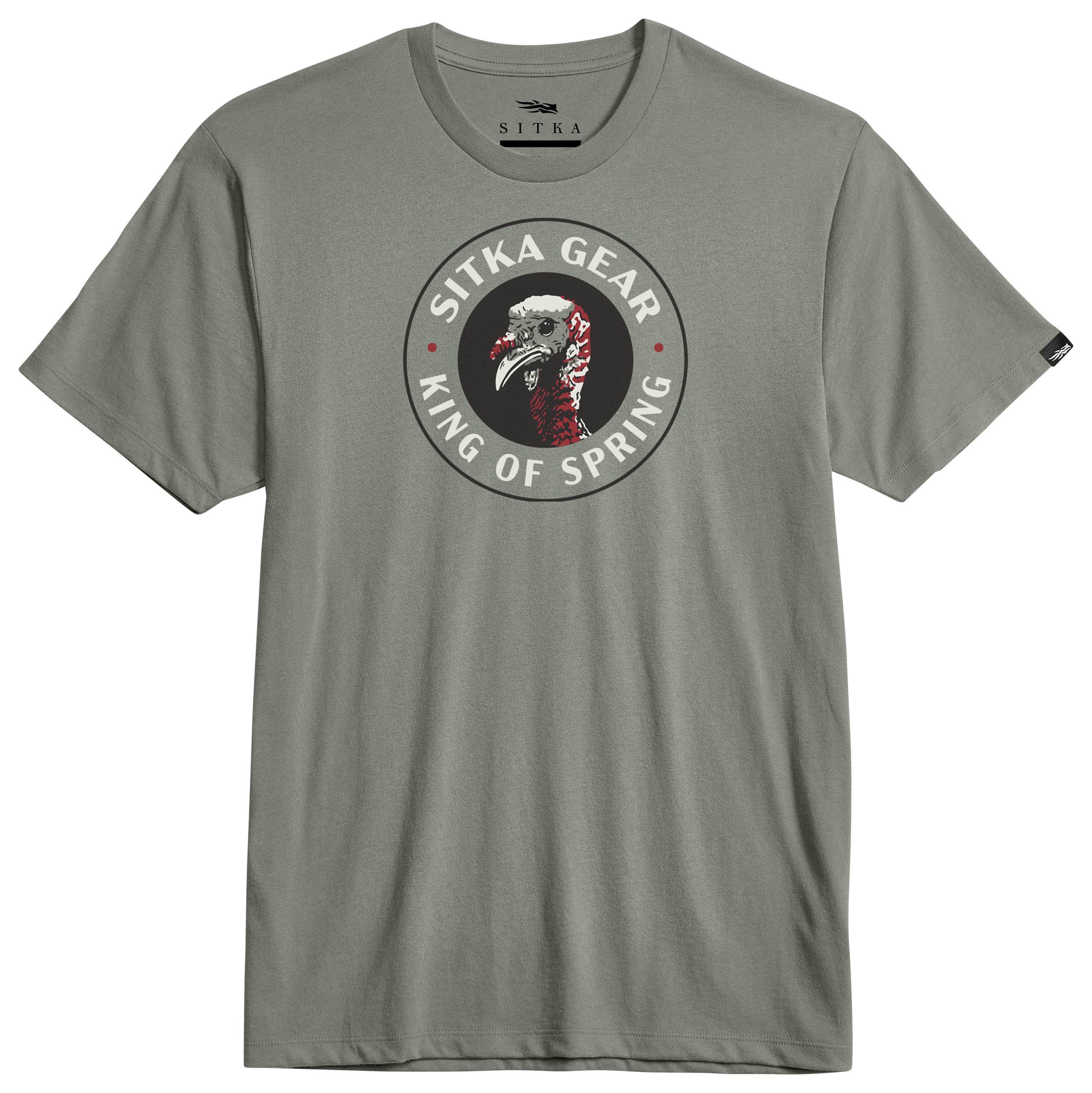 Image of SITKA King Of Spring Graphic Short-Sleeve T-Shirt - Herb Green