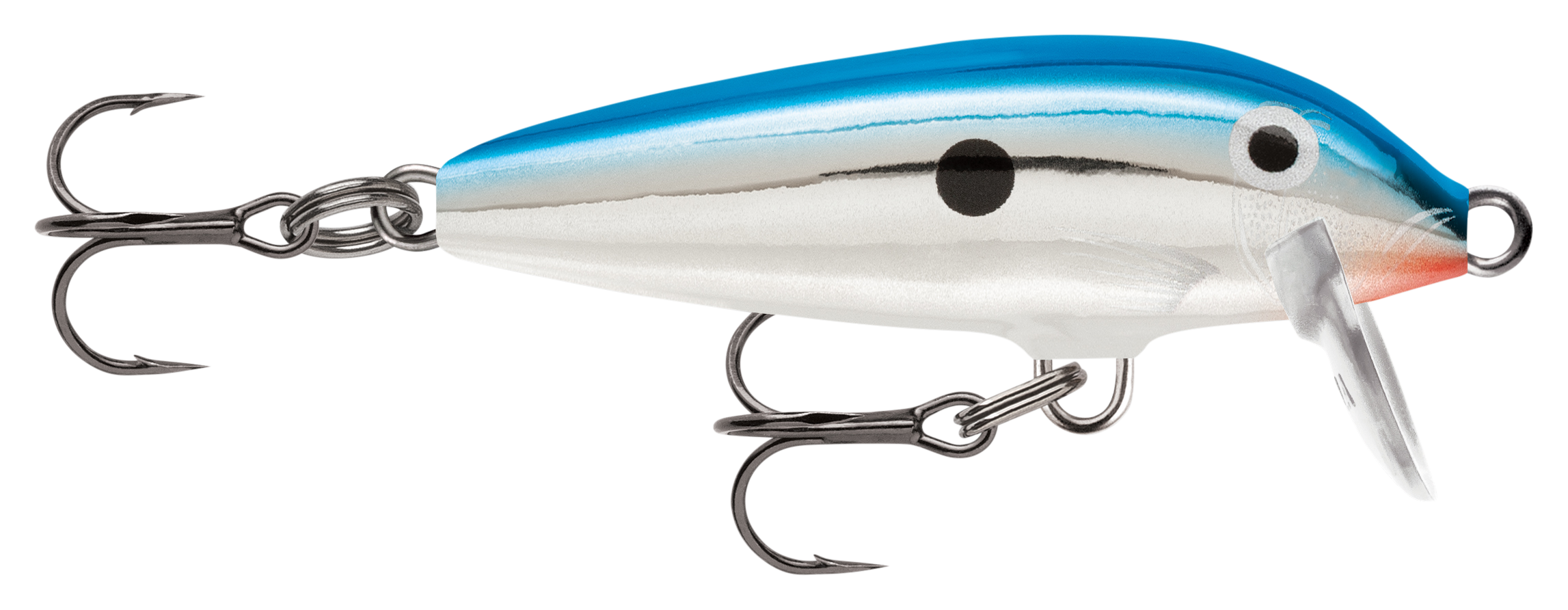 Image of "Rapala Original Floating Minnow - 1-1/2"" - 1/16 oz. - Chrome Blue"