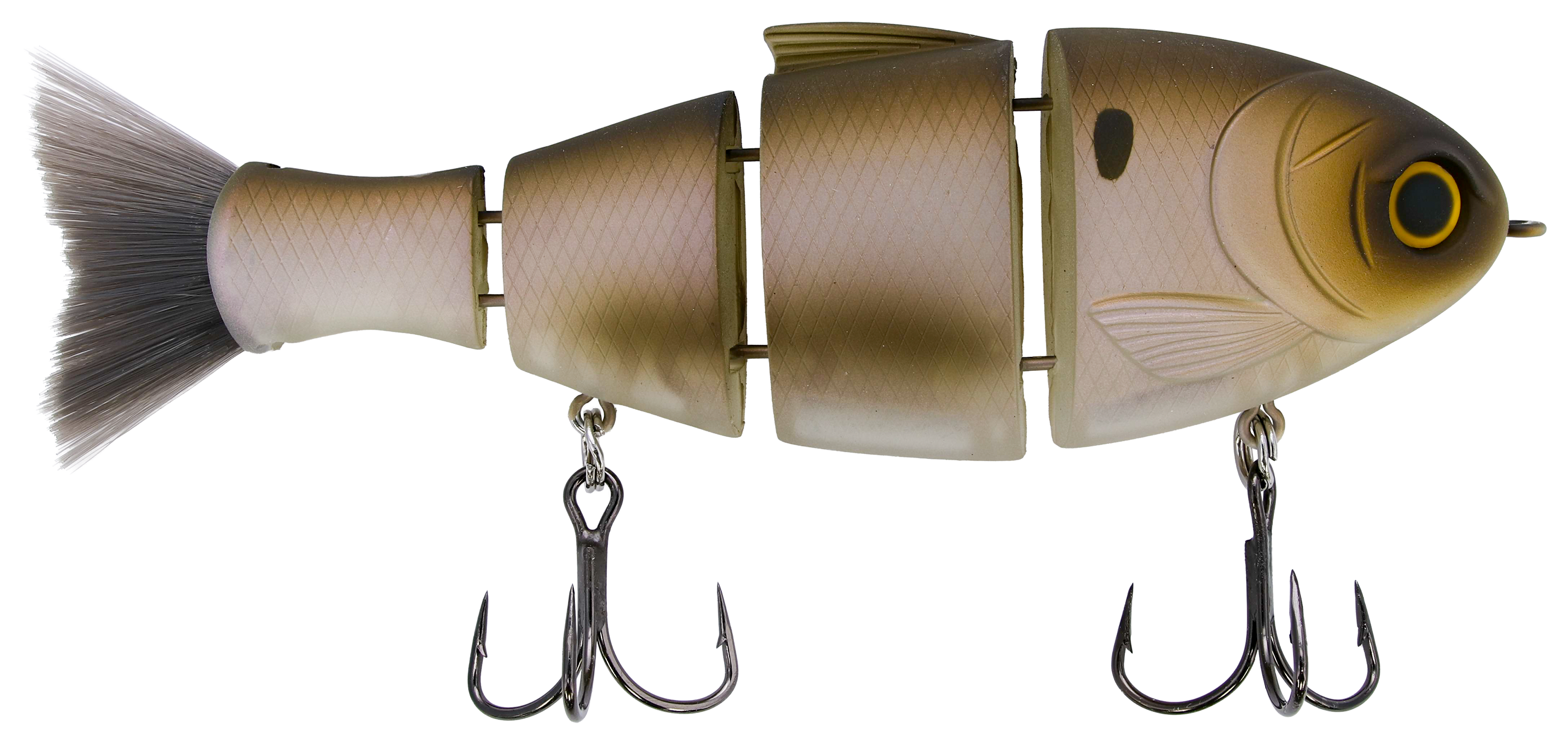 Image of "Bucca Brand Bull Shad - Matte Shad - 5"""