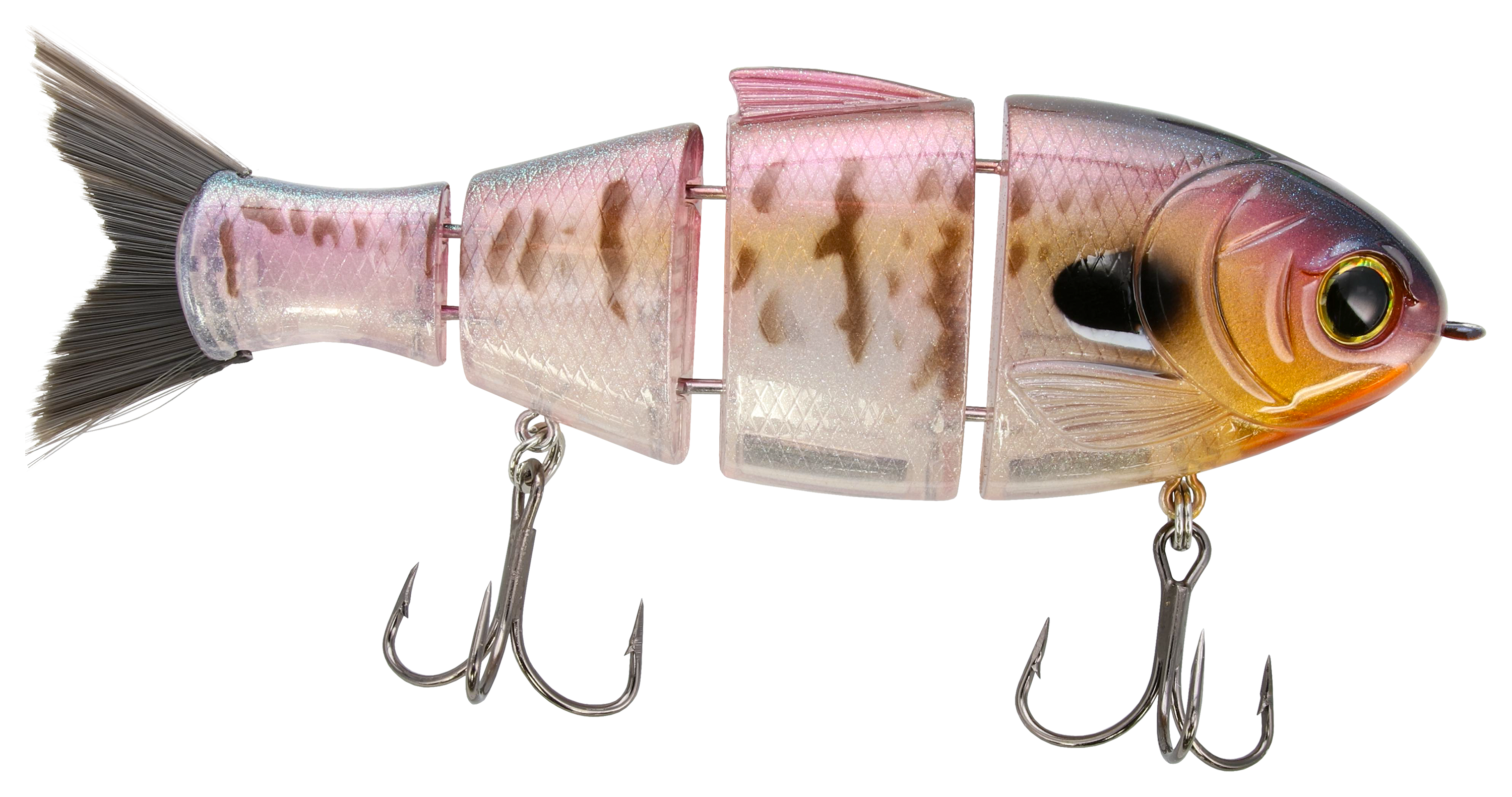 Image of "Bucca Brand Bull Shad - Ghost Gill - 5"""