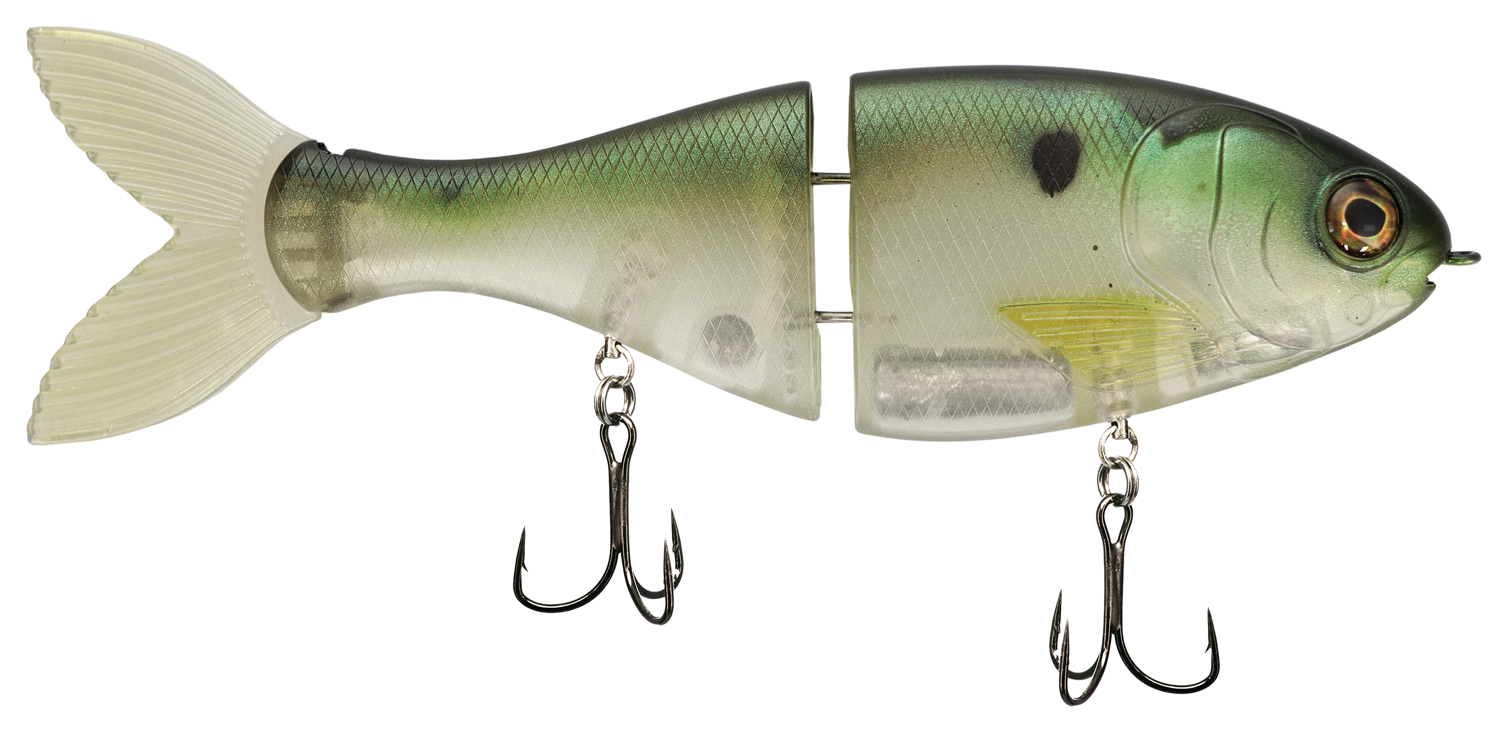 Image of "Bucca Brand Trick Shad - Green Gizzard - 8"" - 3 oz."