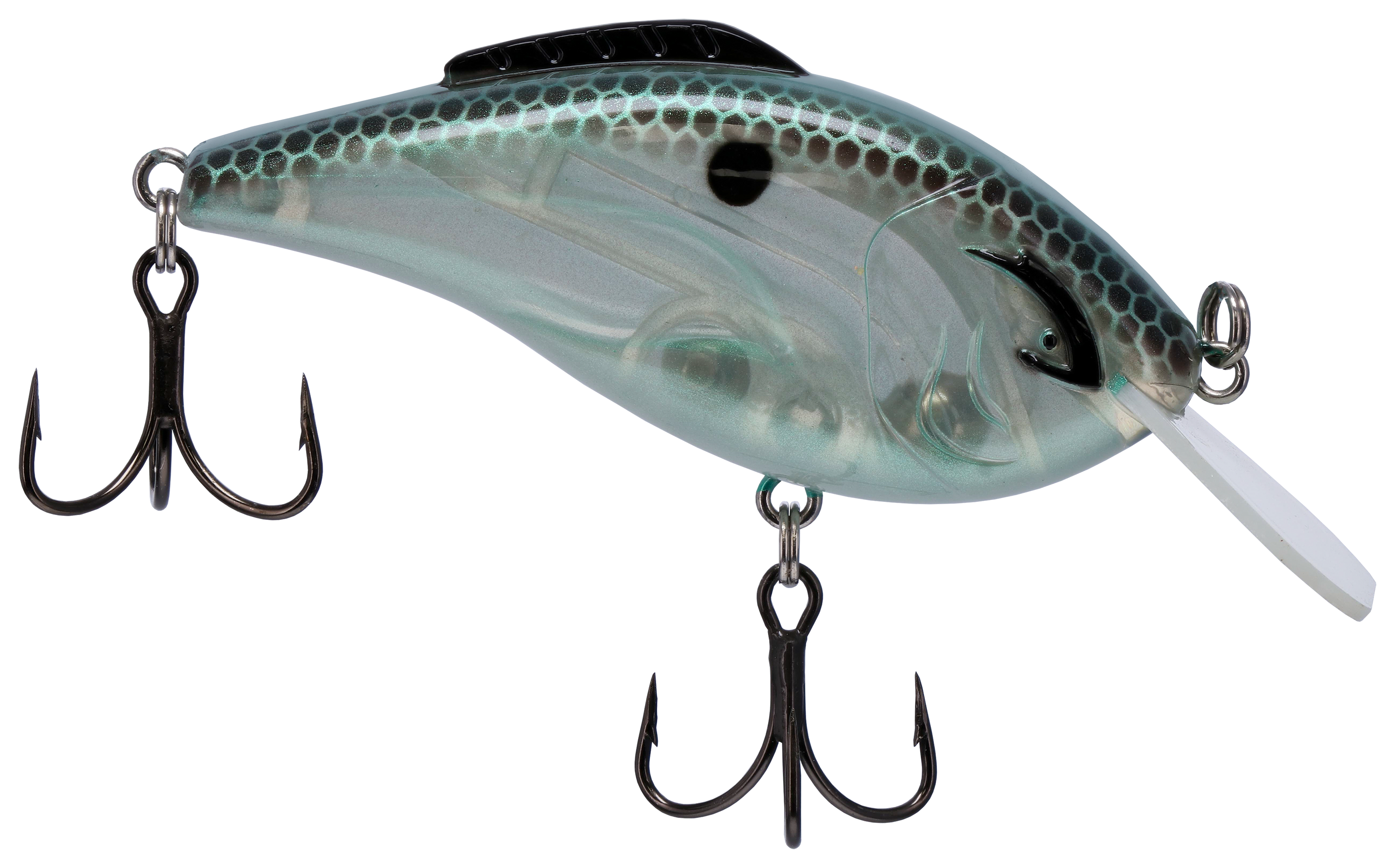 Image of "Bill Lewis Hammer Flat Crankbait - Green Gizzard - 2-3/4"" - 3/8 oz."