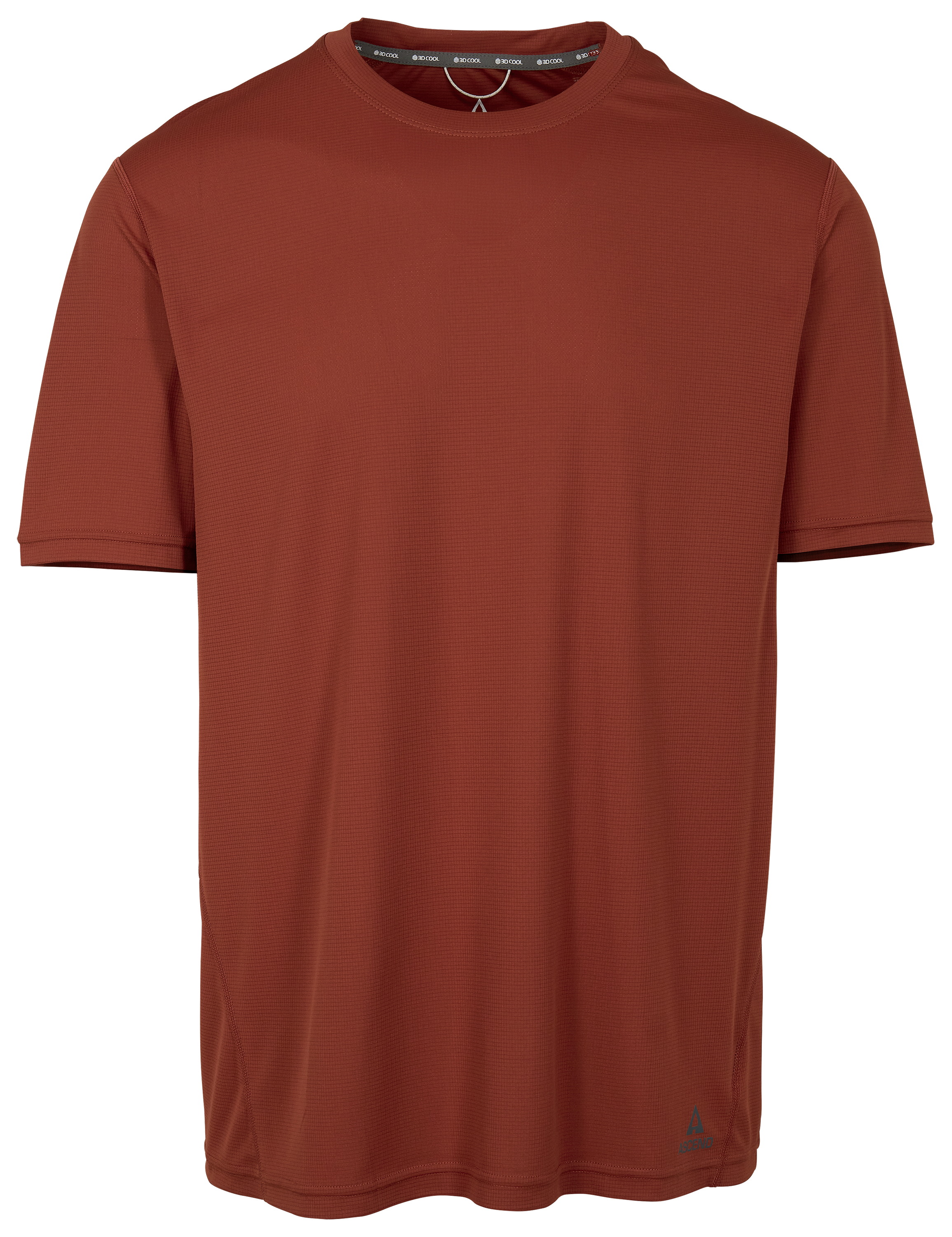 Image of Ascend 3D Cool AeroTrek Knitted Short-Sleeve T-Shirt - Spiced Apple