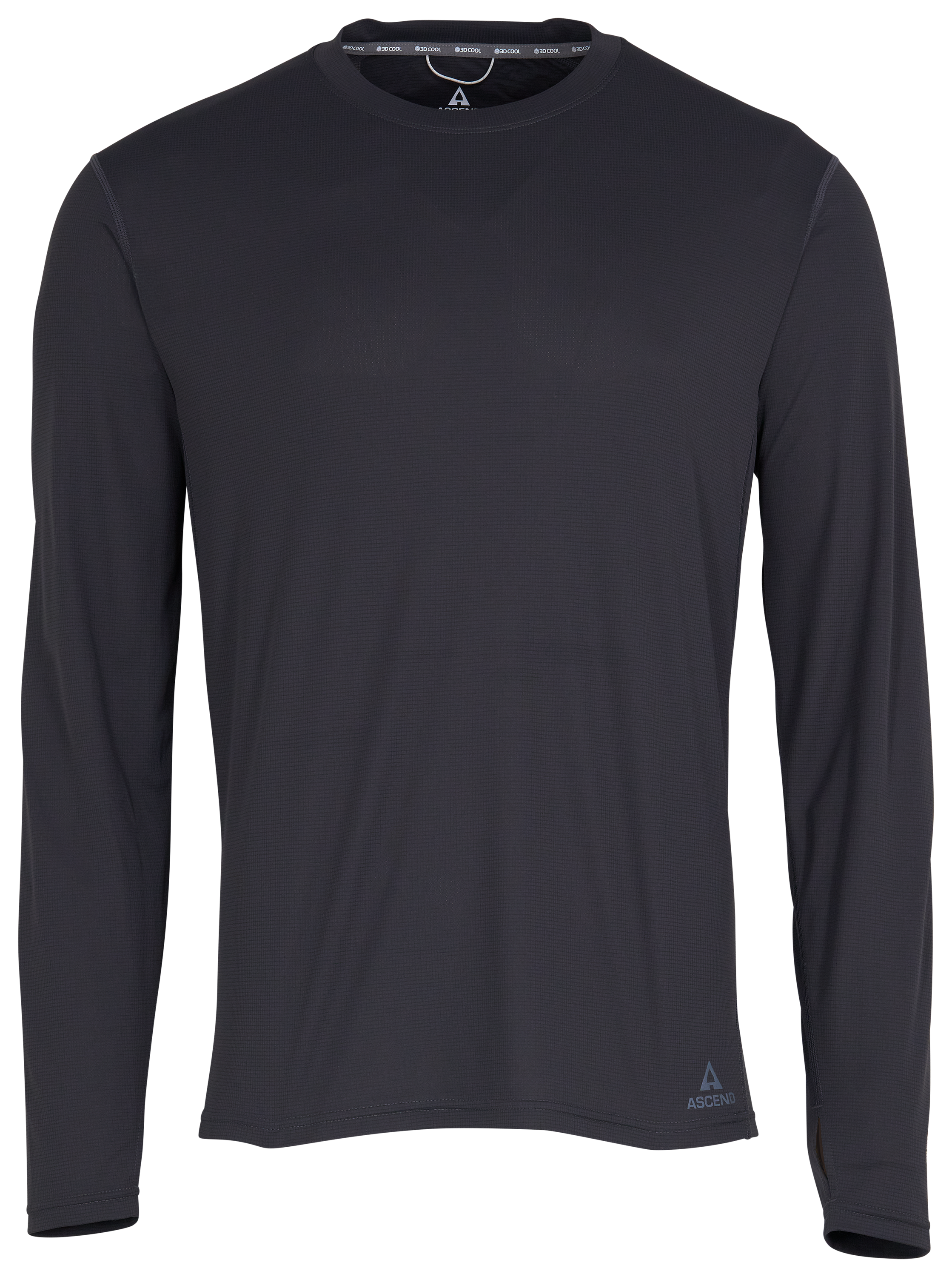 Image of Ascend 3D Cool AeroTrek Knitted Long-Sleeve Shirt - Phantom