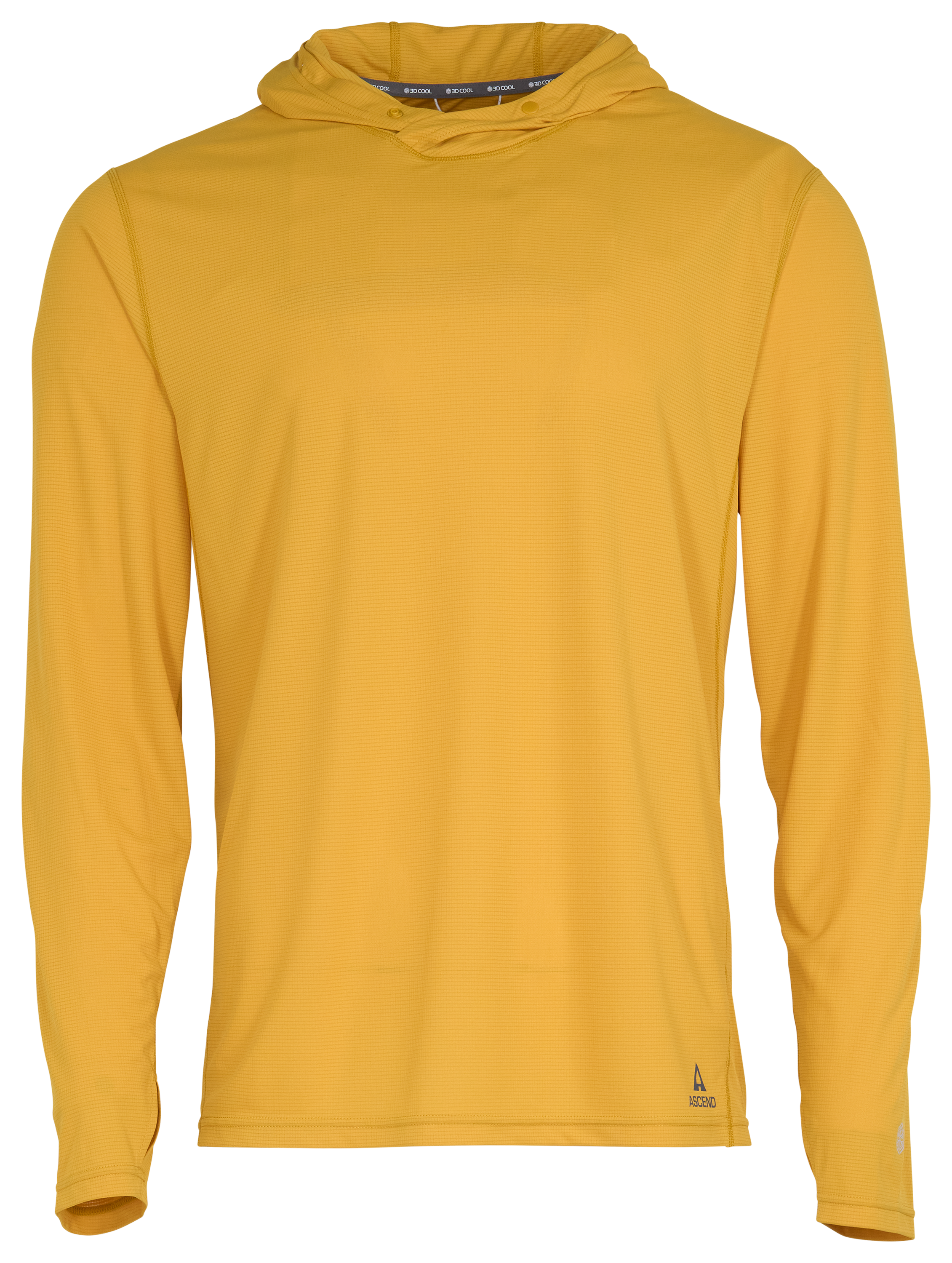 Image of Ascend 3D Cool Aerotrek Knit Hoodie - Golden Spice