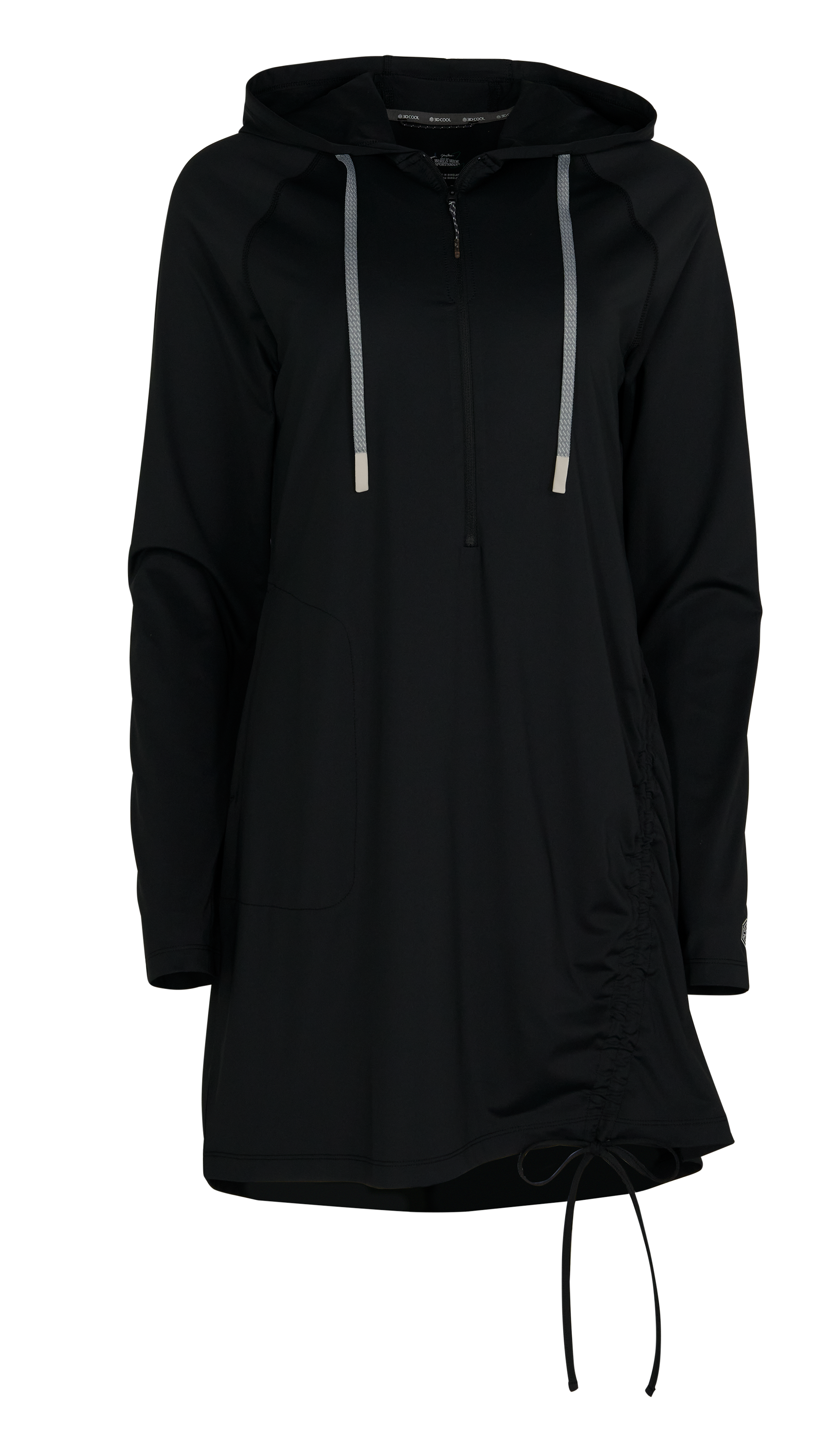 Image of World Wide Sportsman Swim Cover-Up - Black - L