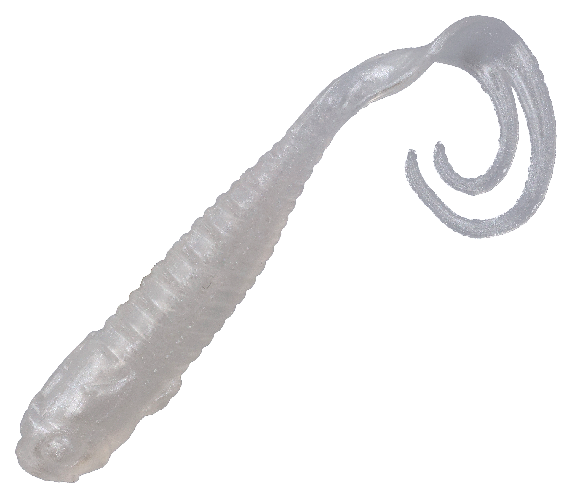 Image of "Northland Fishing Tackle Pan-Candy Grub - Pearl White - 2"""