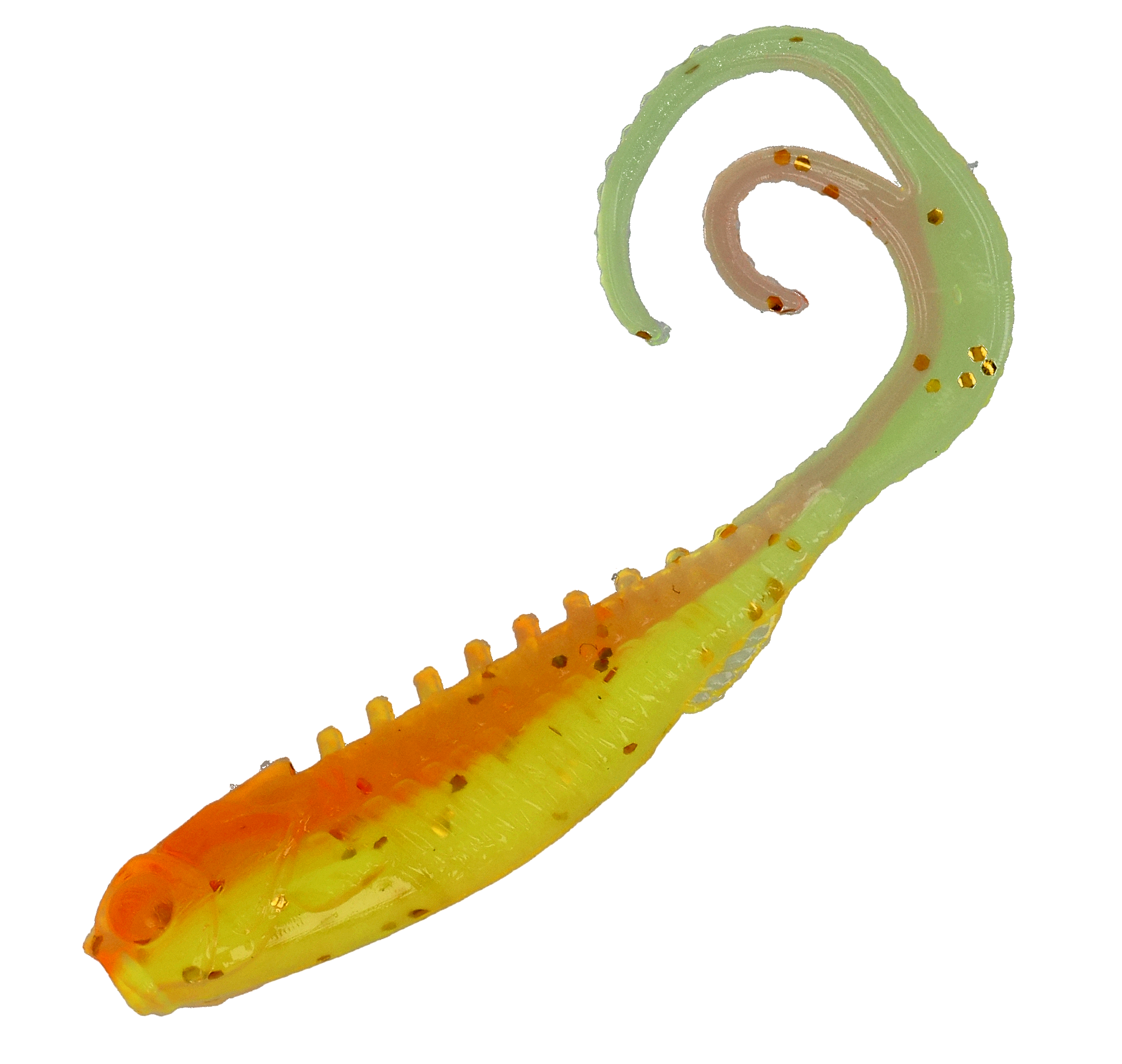 Image of "Northland Fishing Tackle Pan-Candy Grub - Sunrise - 2"""