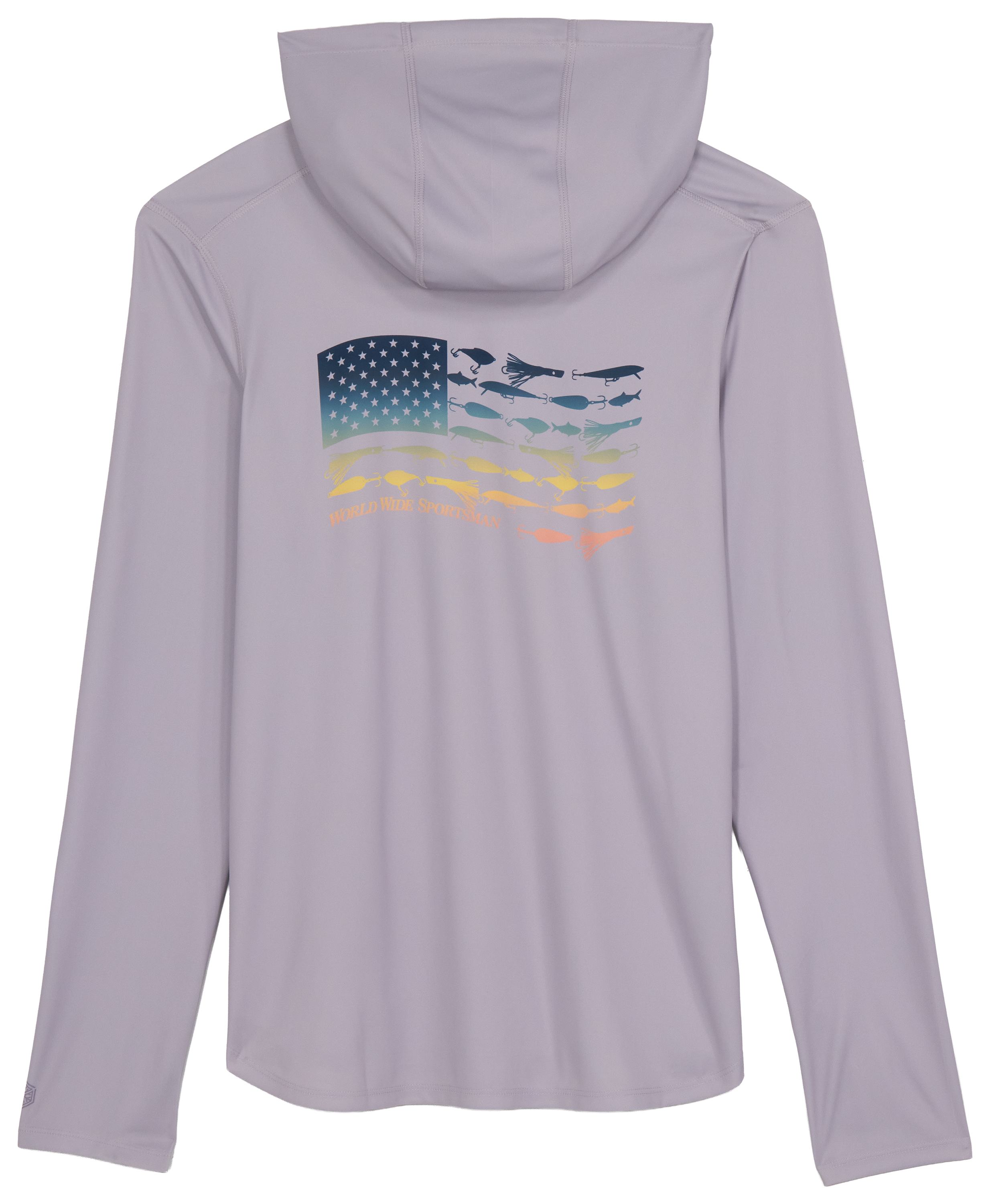 Image of World Wide Sportsman 3D Cool Graphic Angler Hoodie - Thistle