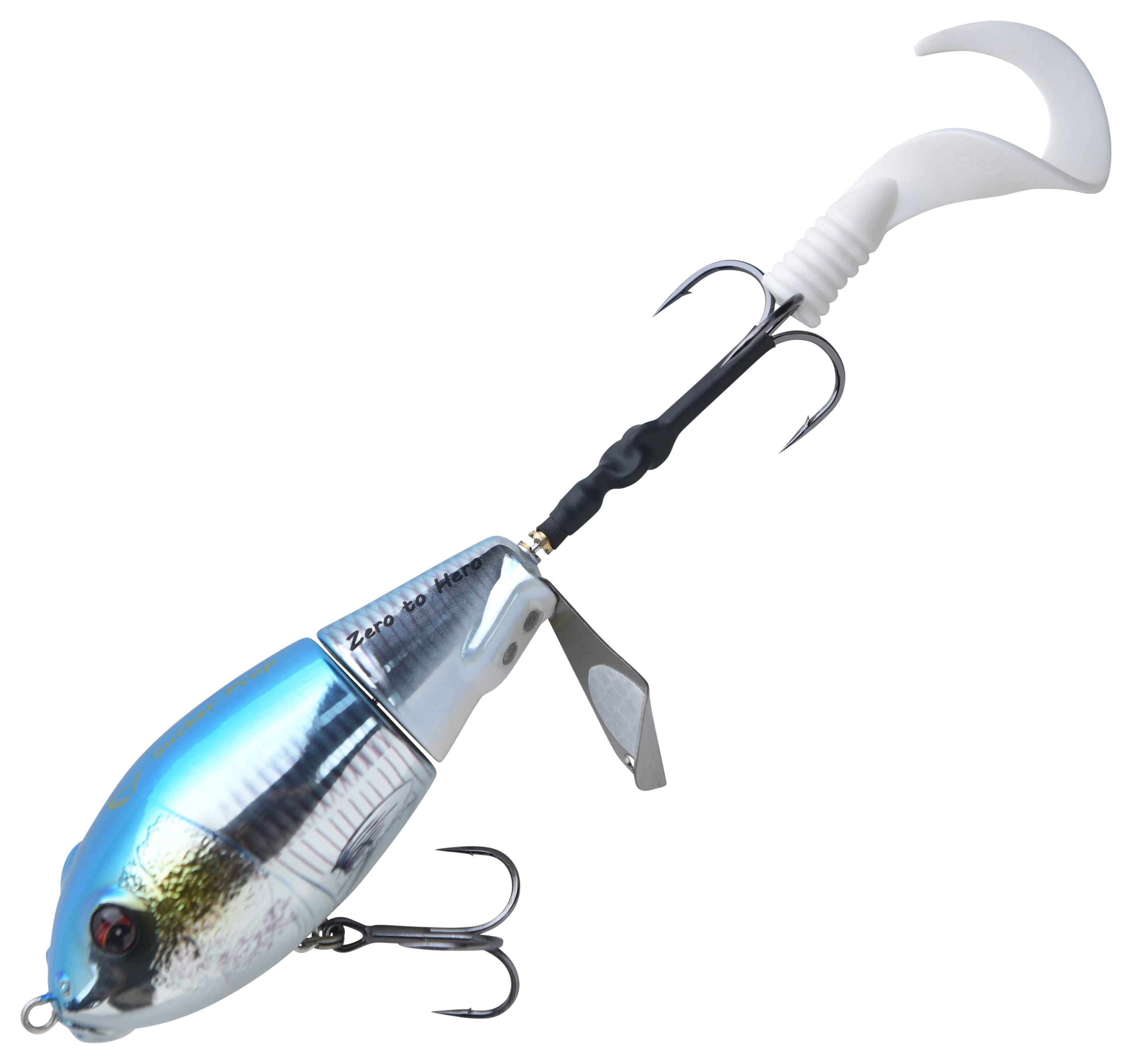 Image of "Savage Gear Sucker Prop - Chrome Shiner - 5"" - 3/8 oz."