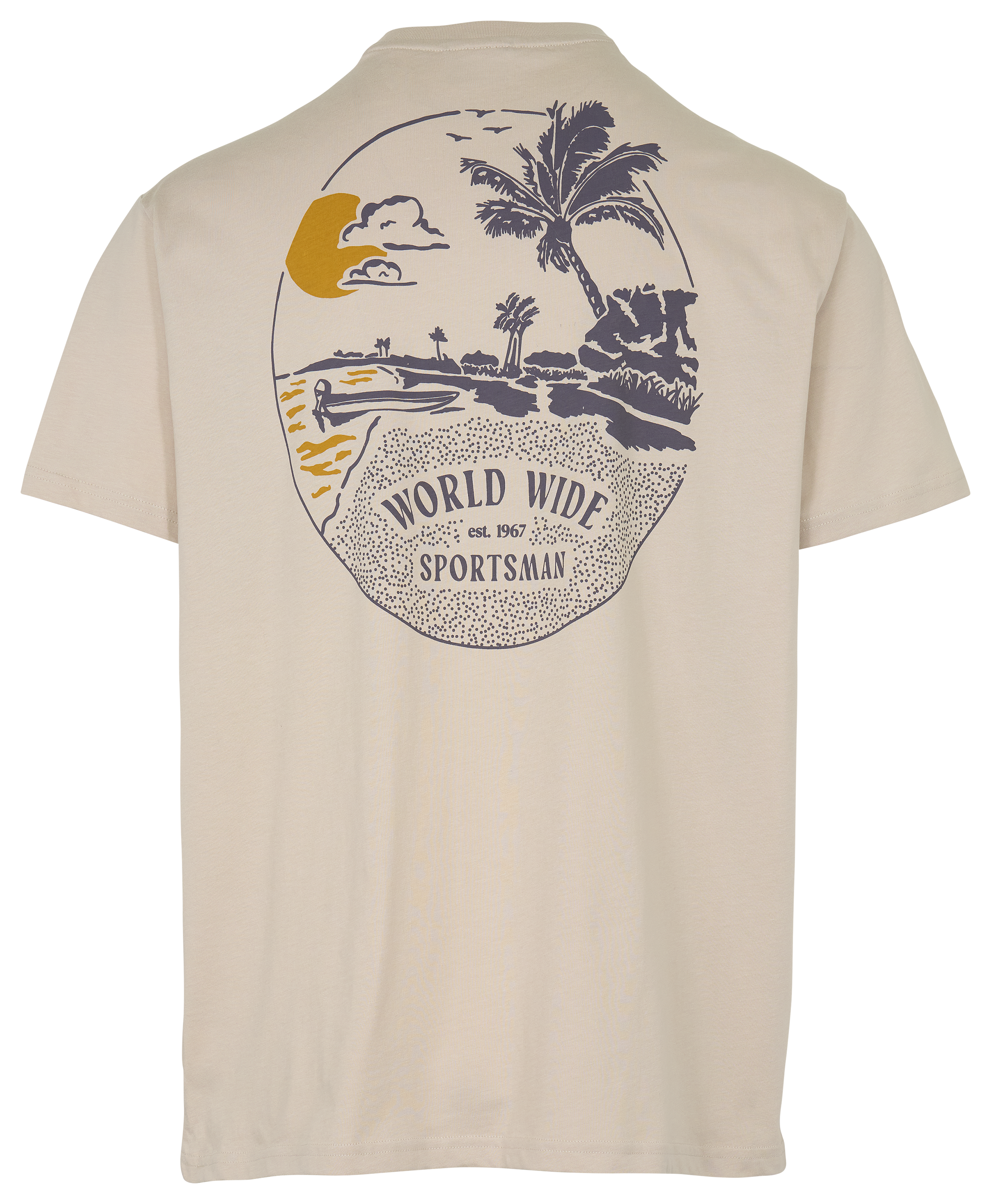 Image of World Wide Sportsman Beach Graphic Short-Sleeve T-Shirt - Peyote