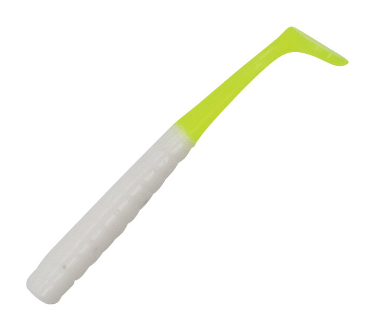 Image of Crappie Magnet Tiny Dancer - White/Chartreuse