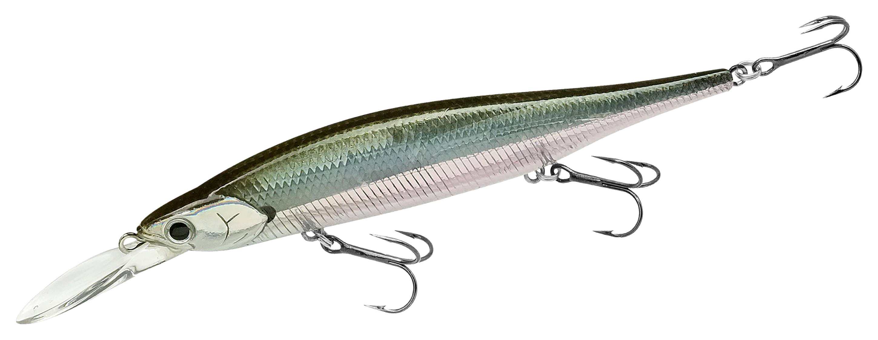 Image of Lucky Craft Lightning Pointer Deep-Diving Minnow - 1/2 oz. - MH Ghost Minnow