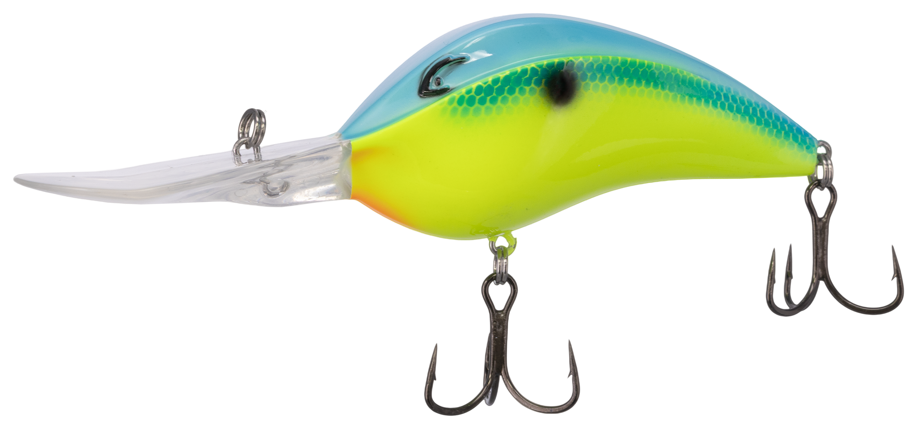 Image of Bill Lewis DR24 Crankbait - Chartreuse Blue