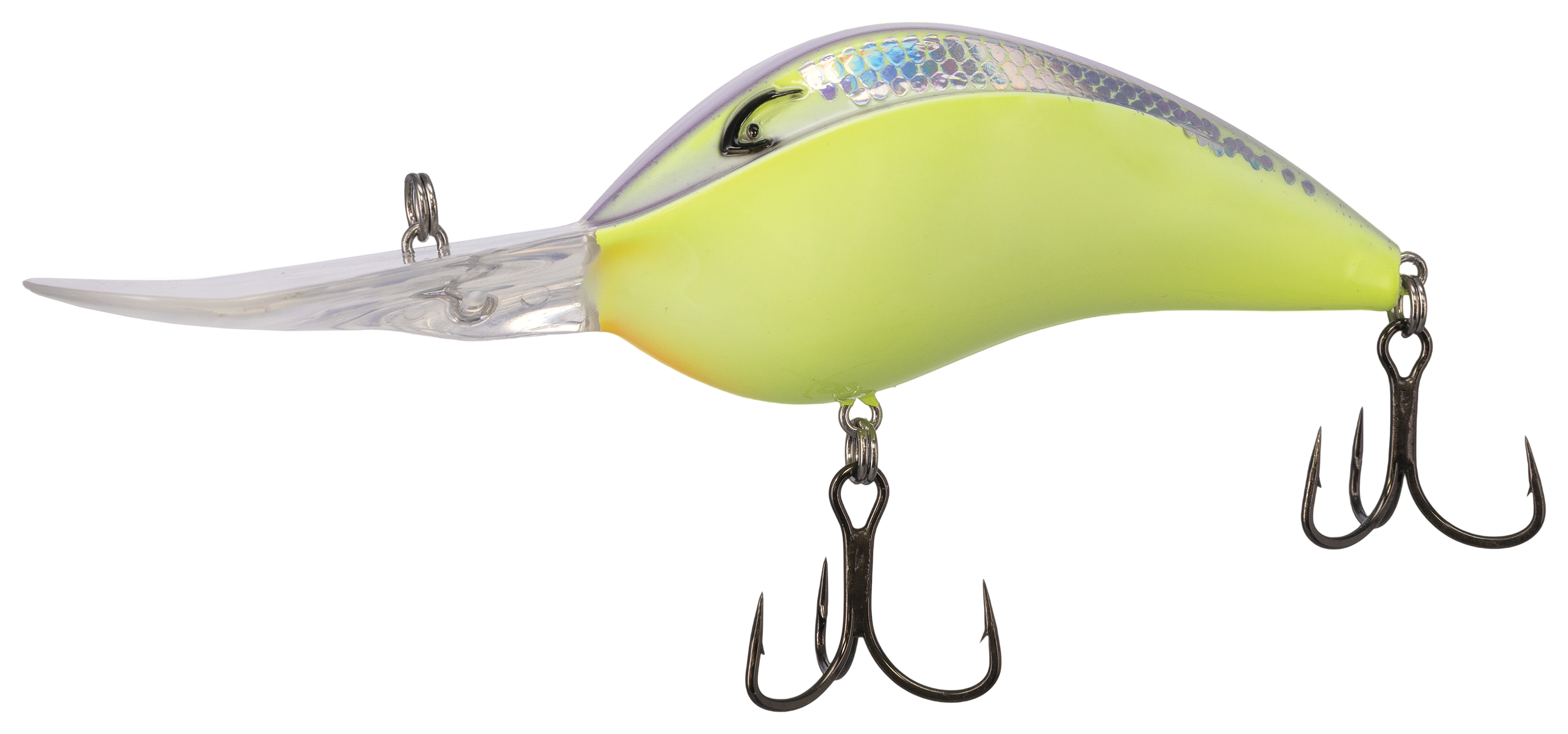 Image of Bill Lewis DR24 Crankbait - Chartreuse Purple