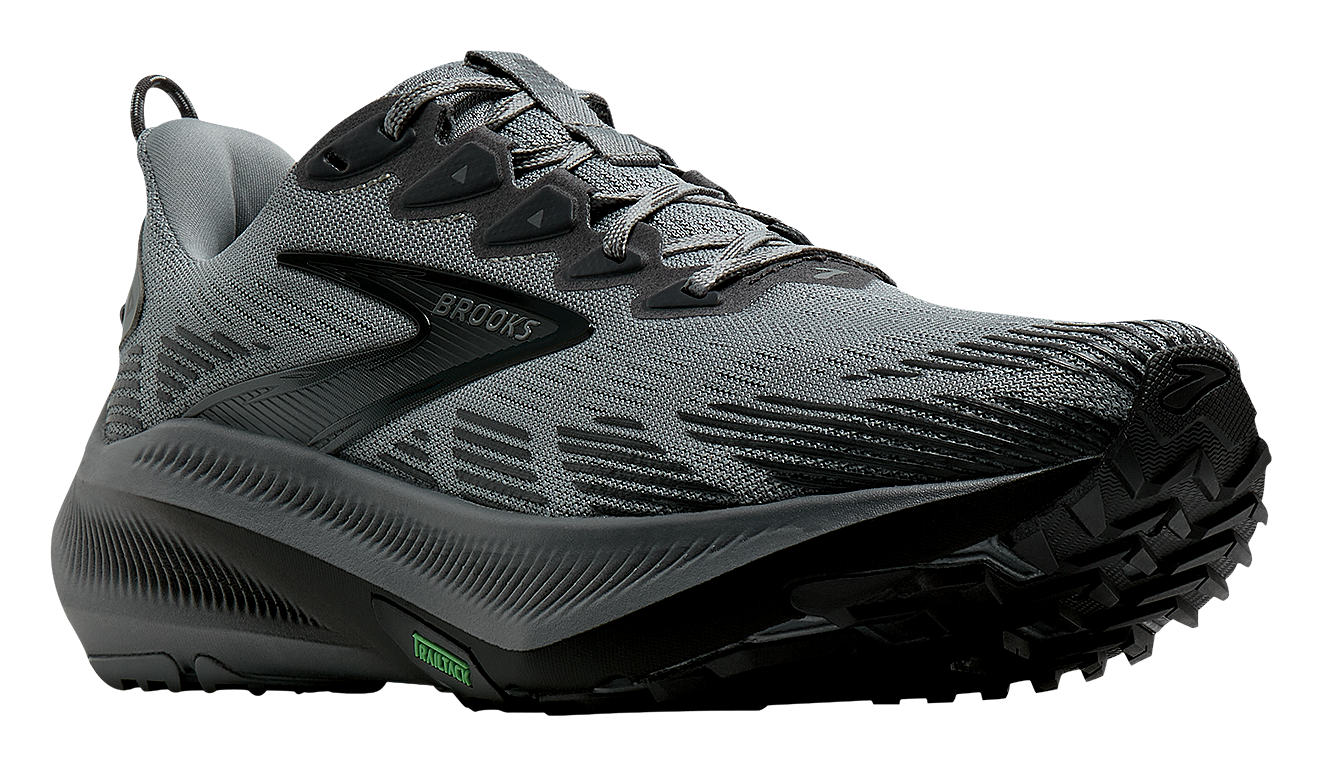 Image of Brooks Ghost Trail Trail Running Shoes for Men - Gray/Gray/Blackened Pearl - 12M