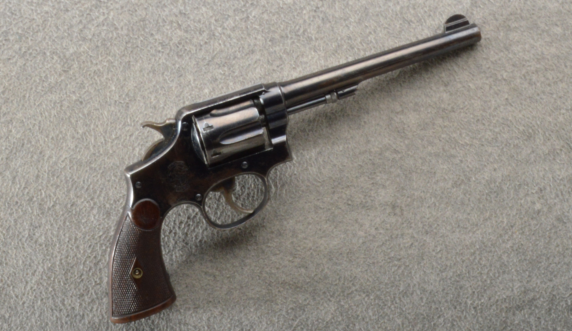 Image of "Smith & Wesson ~ Hand Ejector ~ .38 S&W Special ~ 6.5"" Barrel"