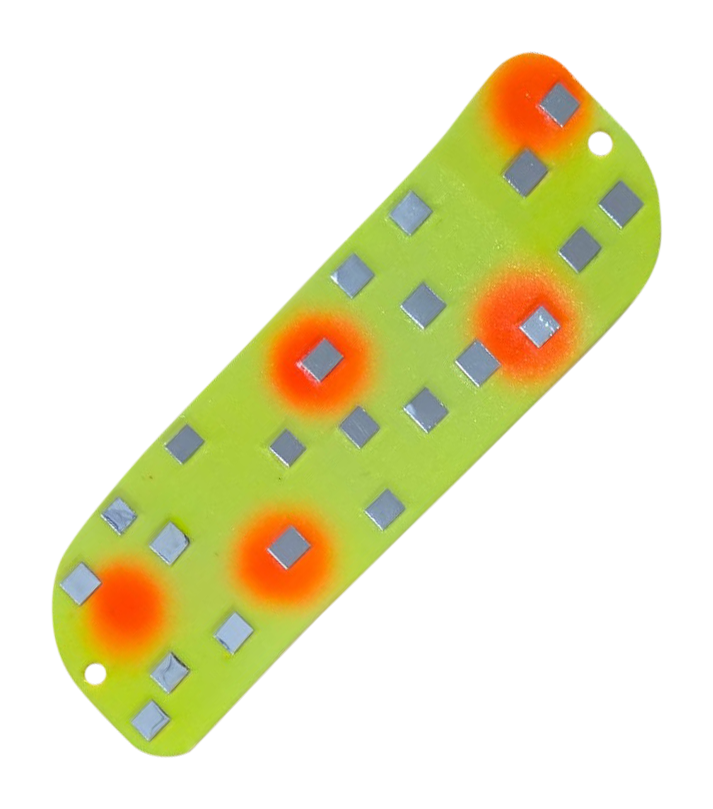 Image of "Moonshine Mirrored Flasher - High Vis Flash - 5.5"""