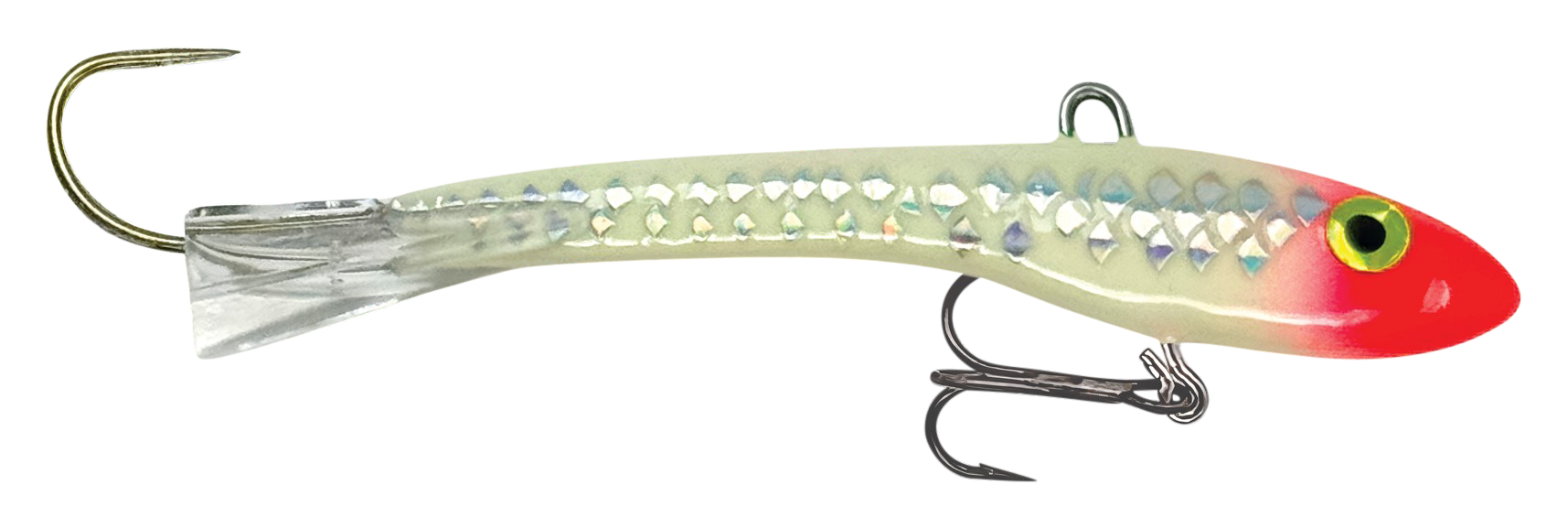 Image of Moonshine Rattling Shiver Minnow - Glow Bloody Scale