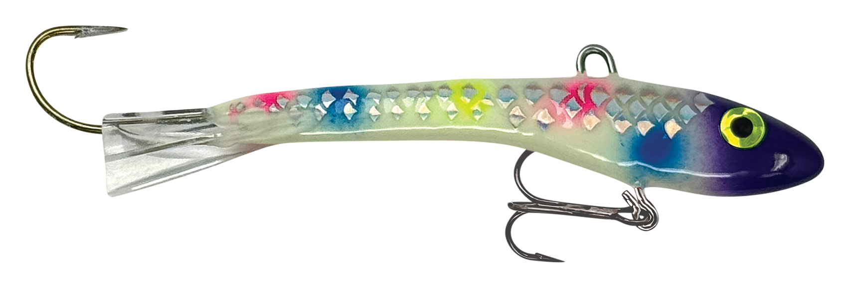 Image of Moonshine Rattling Shiver Minnow - Purple Bread Scale