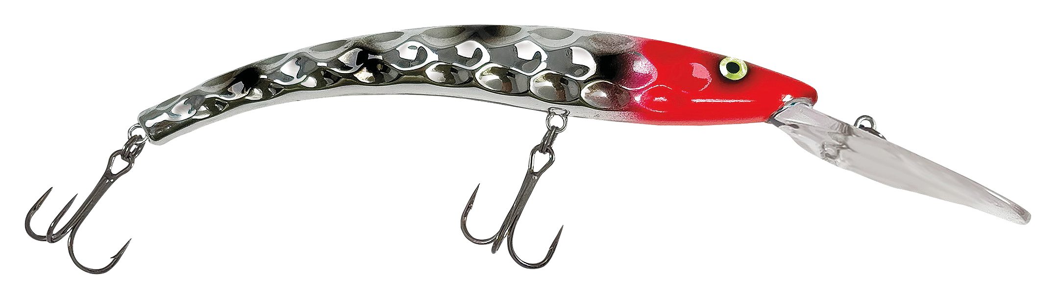 Image of Reef Runner Hammered Deep Diver 800 - Chrome Bloody Nose - 6''