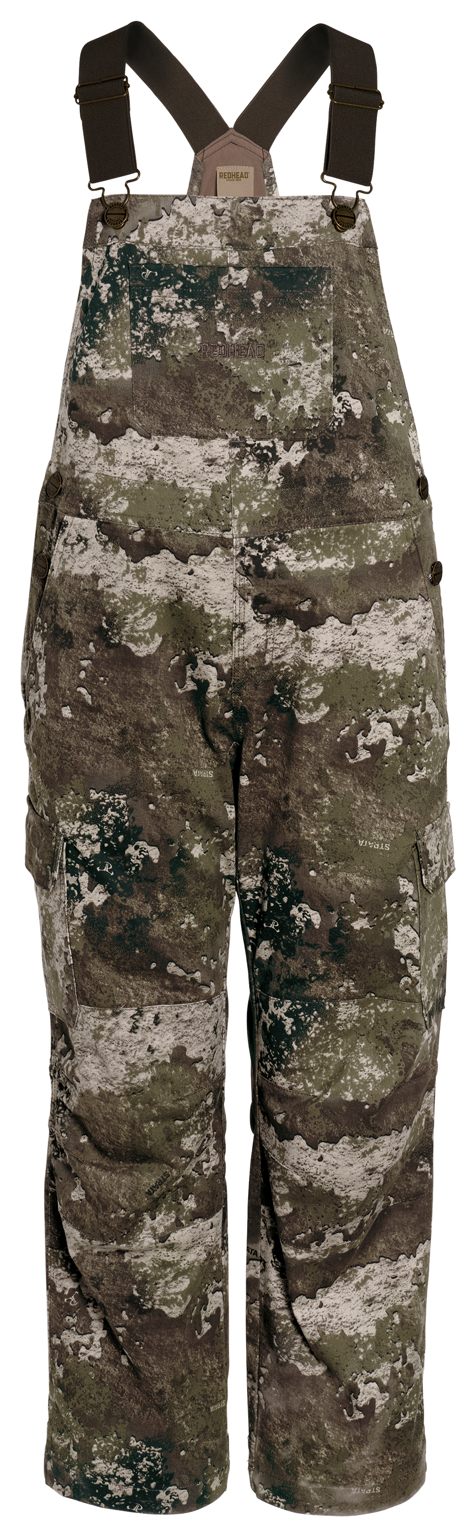 Image of RedHead Silent-Hide Uninsulated Bibs for Youth - TrueTimber Strata