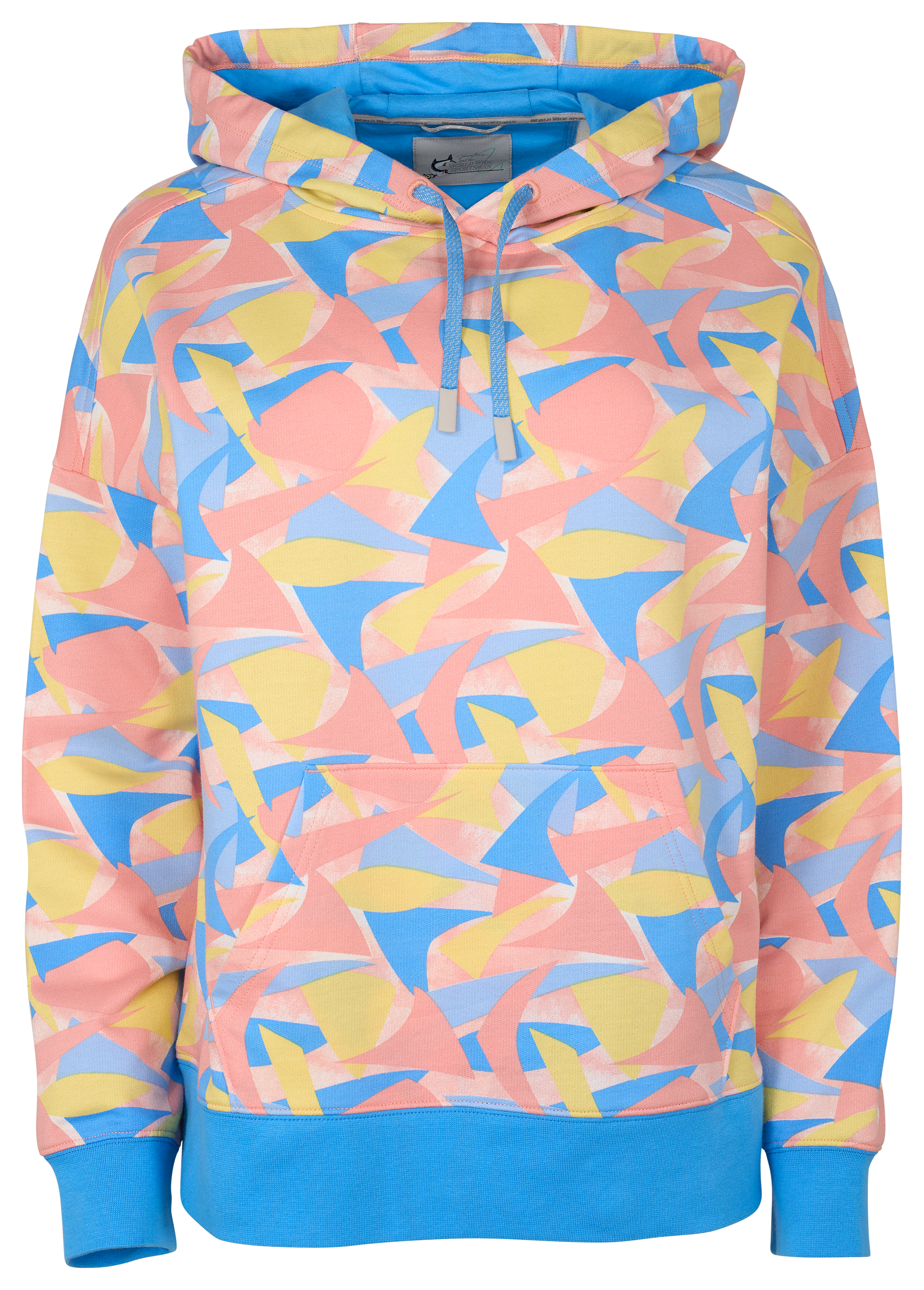 Image of World Wide Sportsman French Terry All-Over Print Hoodie - Blossom Print - XL