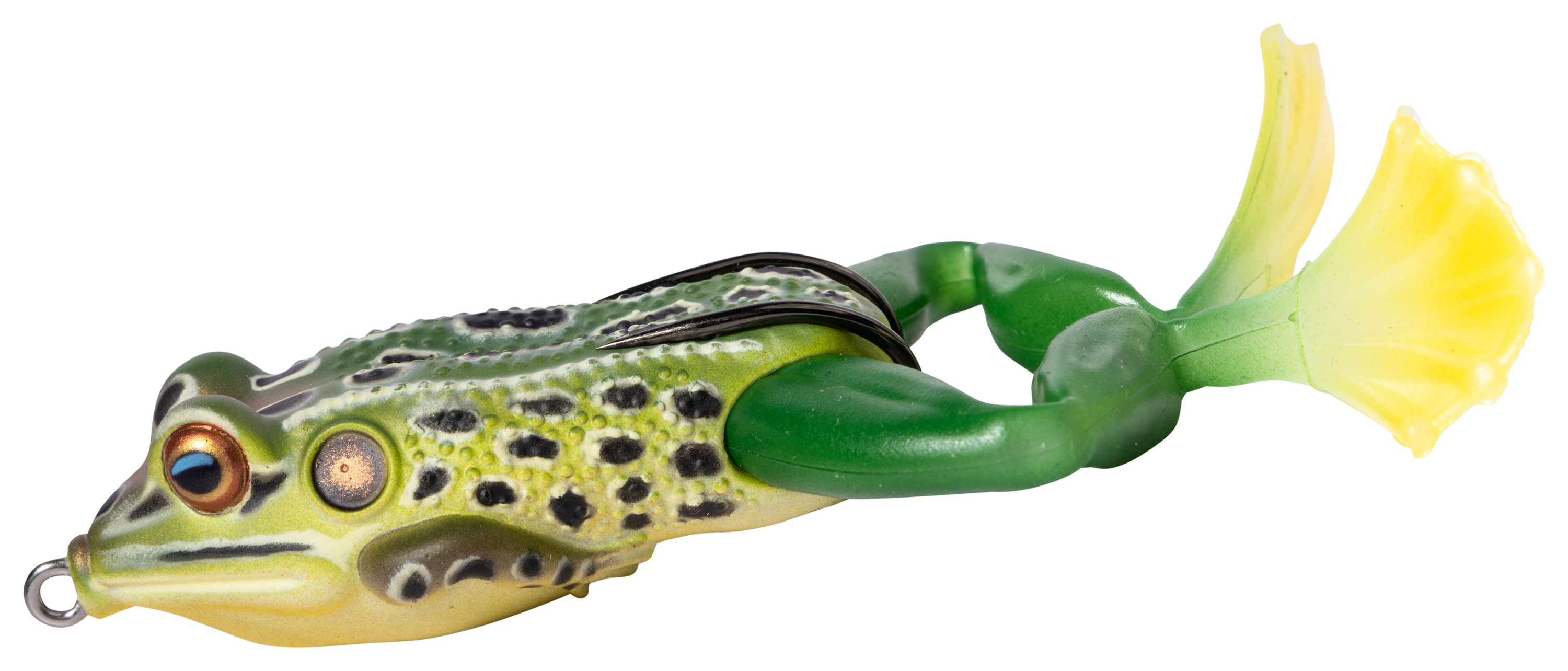 Image of LIVETARGET Hollow Body Freestyle Frog 2.0 - Emerald/Brown