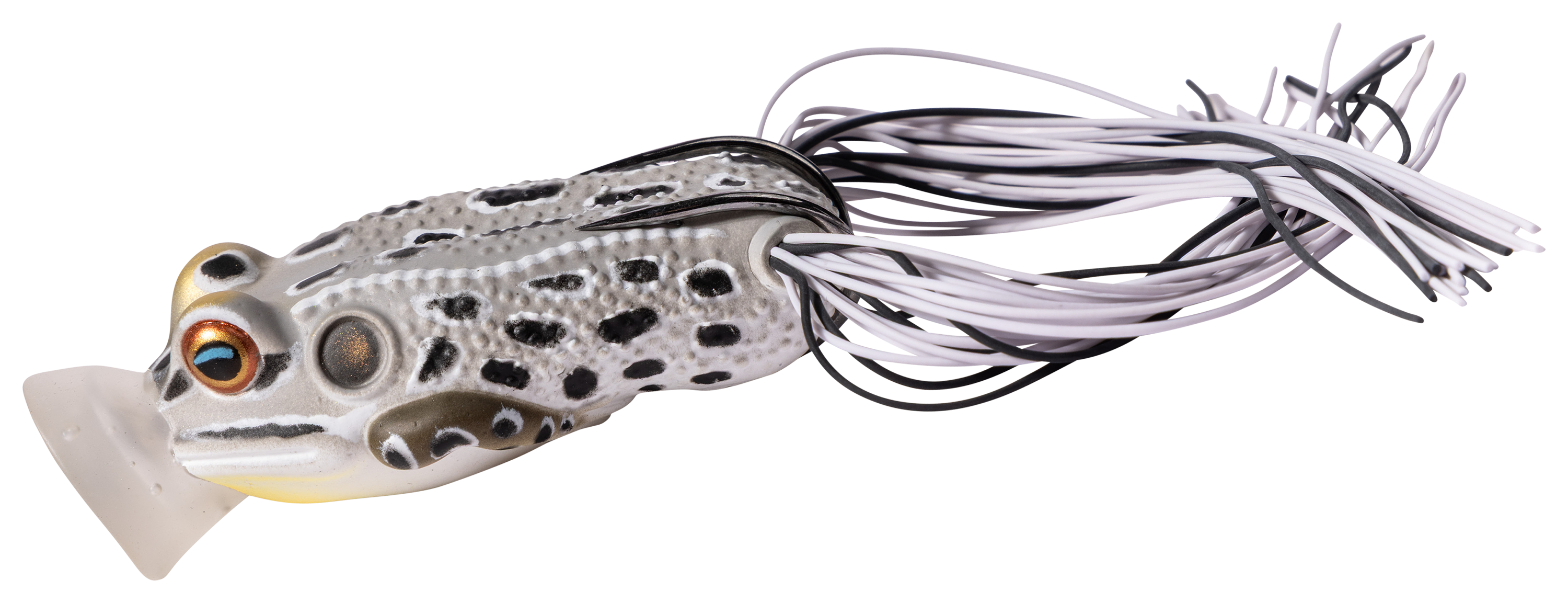 Image of LIVETARGET Hollow-Body Popping Frog - Albino/White
