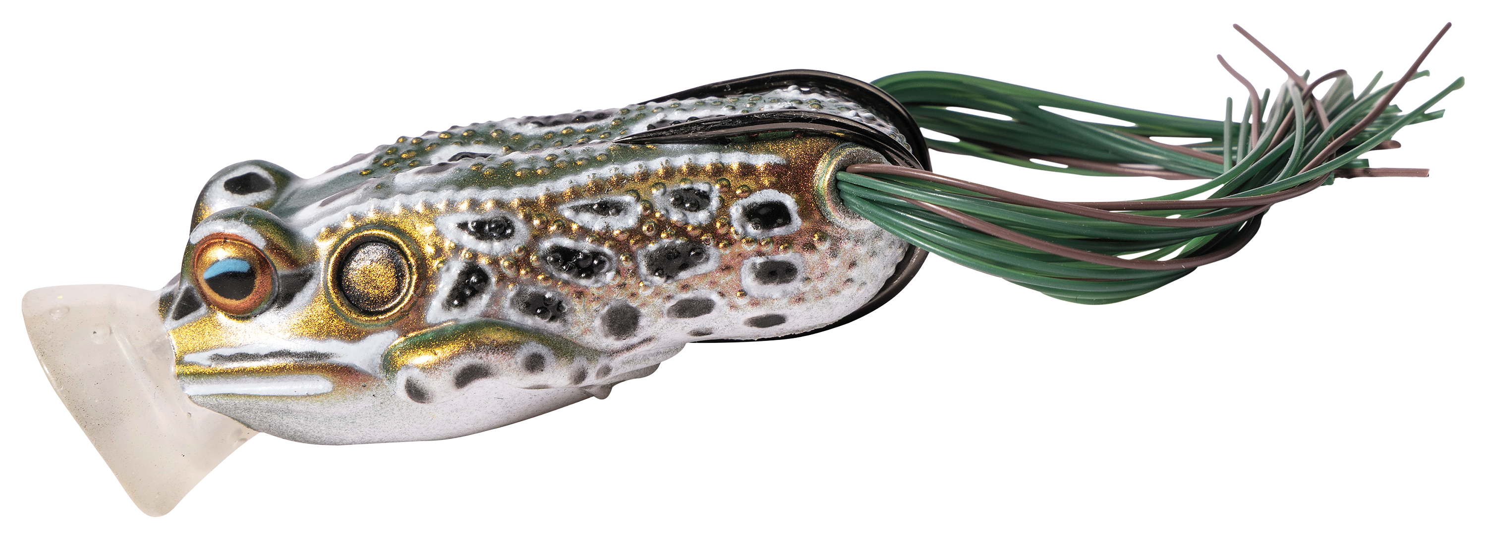 Image of LIVETARGET Hollow-Body Popping Frog - Green/Chameleon