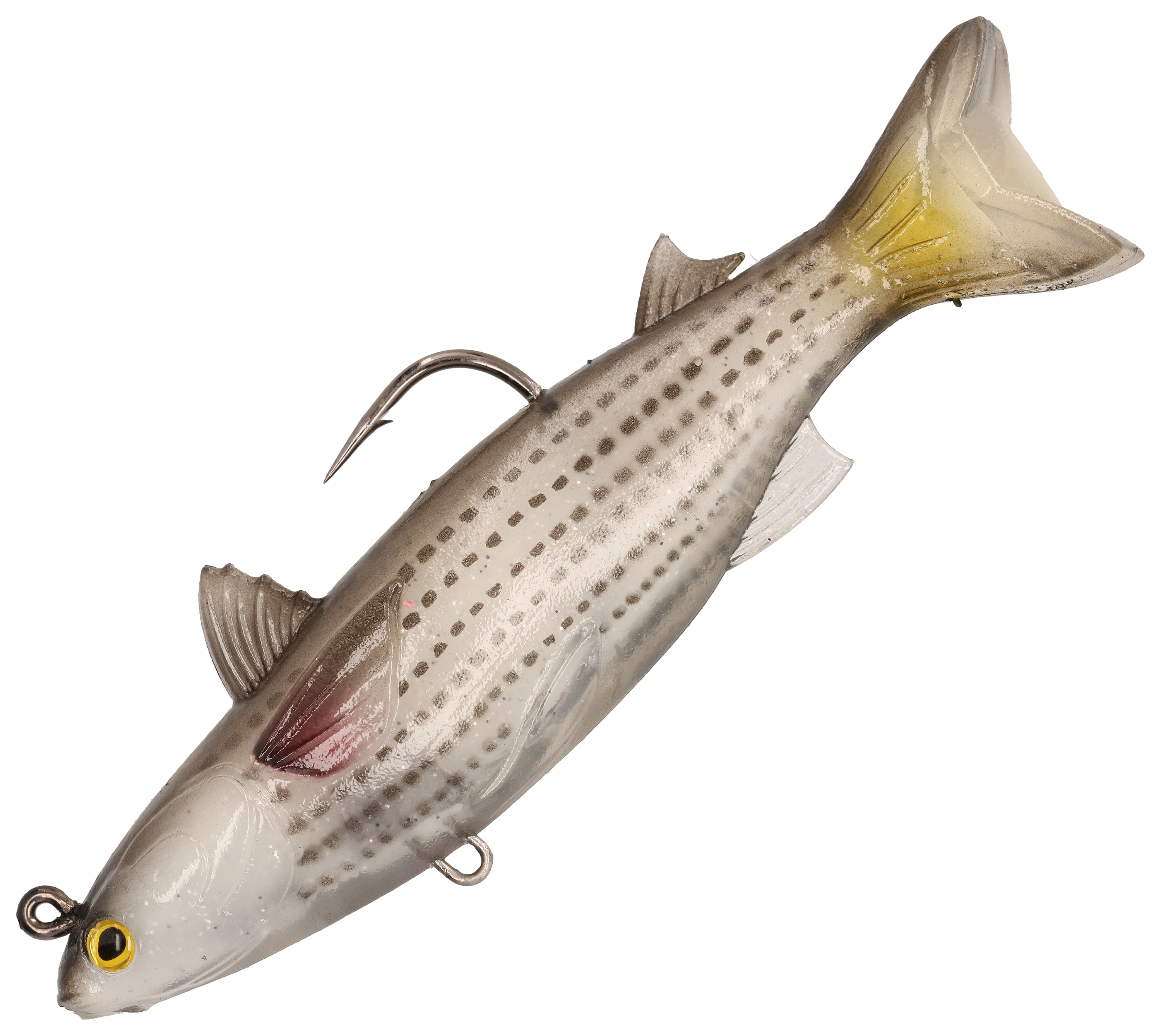 Image of "LIVETARGET ICT Mullet Swimbait - Natural/Black - 4-1/2"""